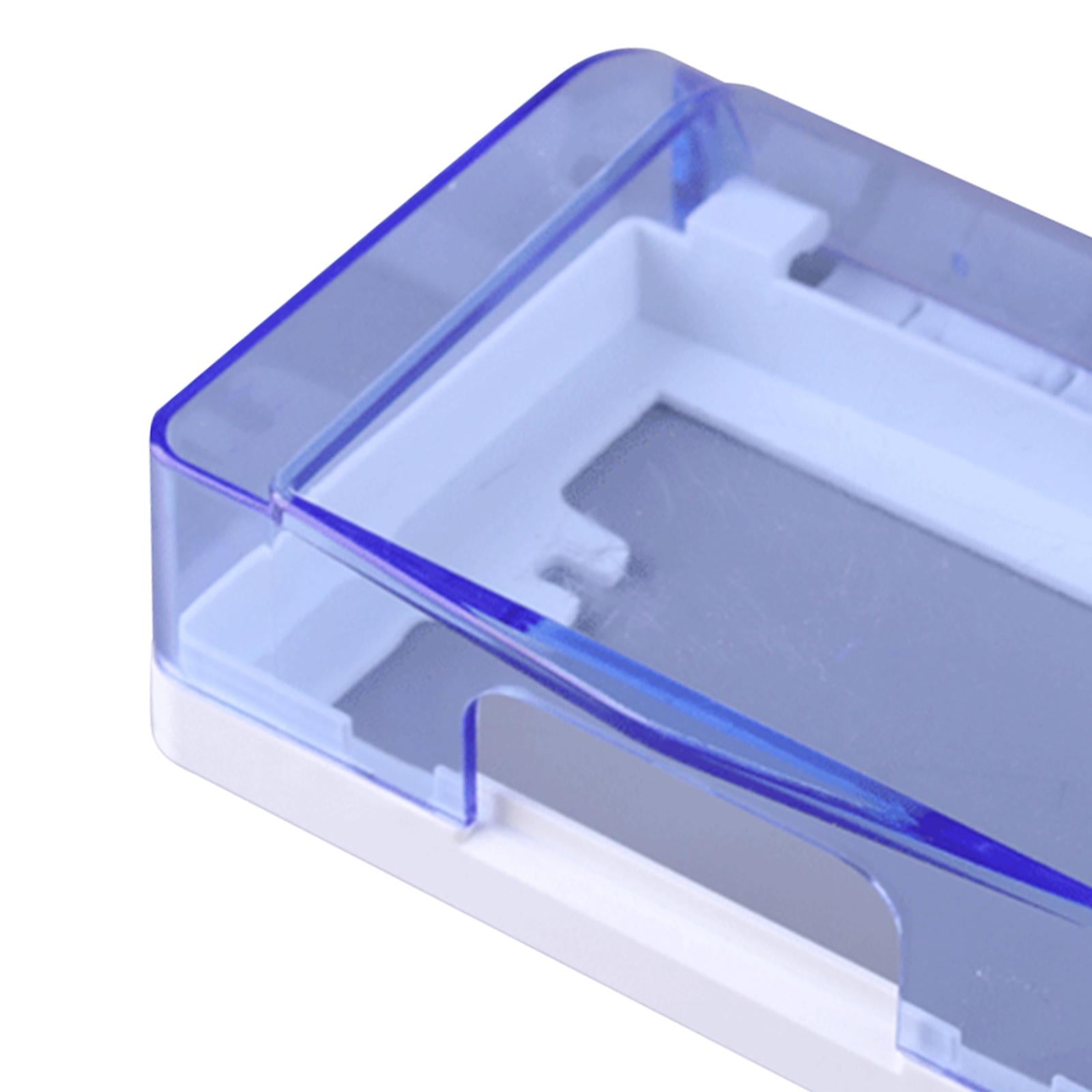 Socket Waterproof Box Electrical Outlet Cover for Workshop Restaurant Blue