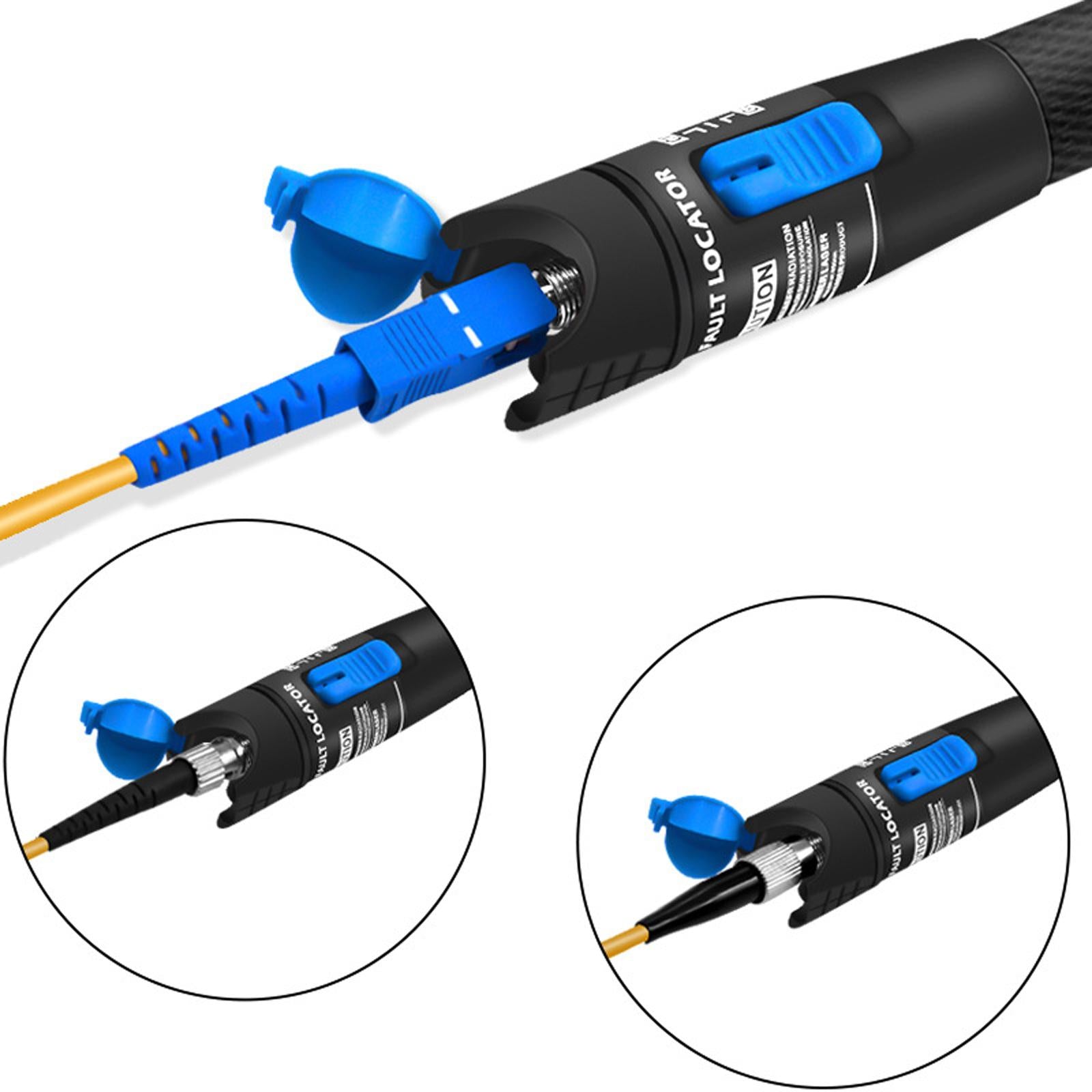 Fiber Optic Source Tester Detector Meter Network Cable Test for FC,SC,ST,LC 10KM