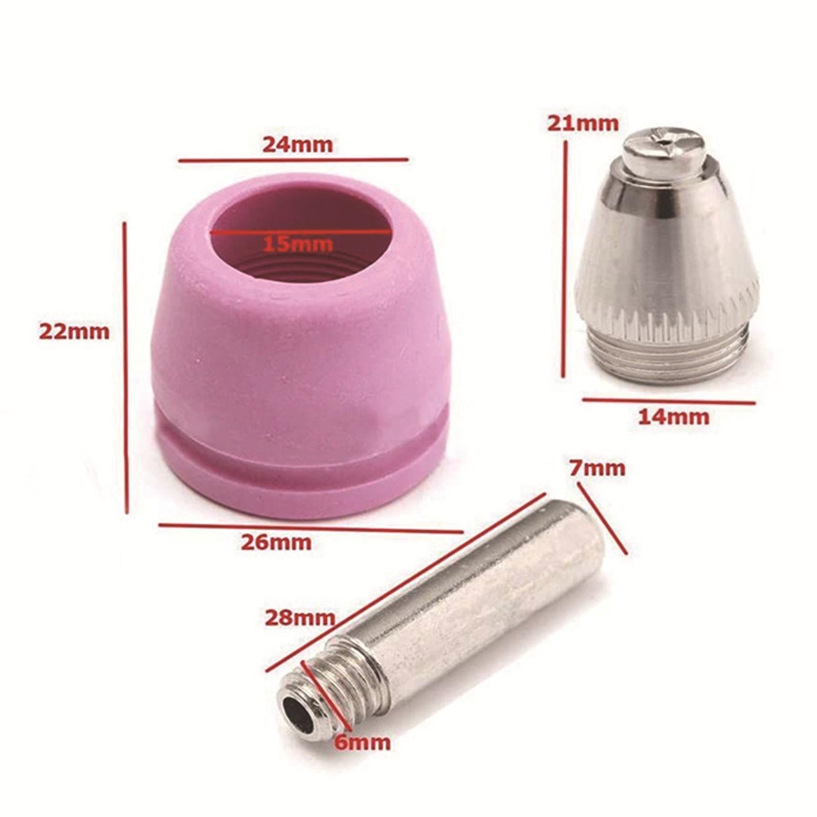 100Pcs Nozzle Shroud Shield Cup Kit Nozzles Cups Kit Replace for SG-55