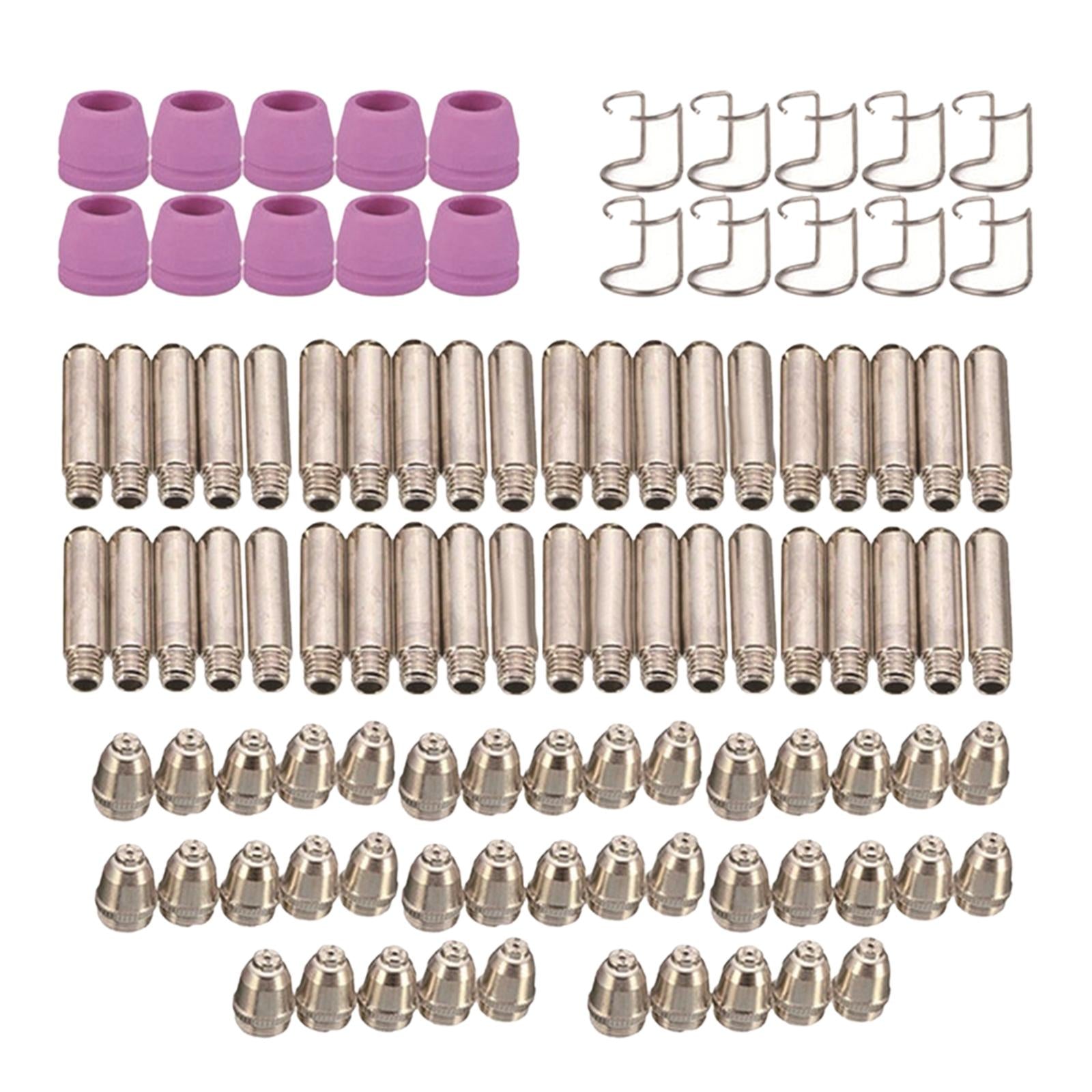 100Pcs Nozzle Shroud Shield Cup Kit Nozzles Cups Kit Replace for SG-55