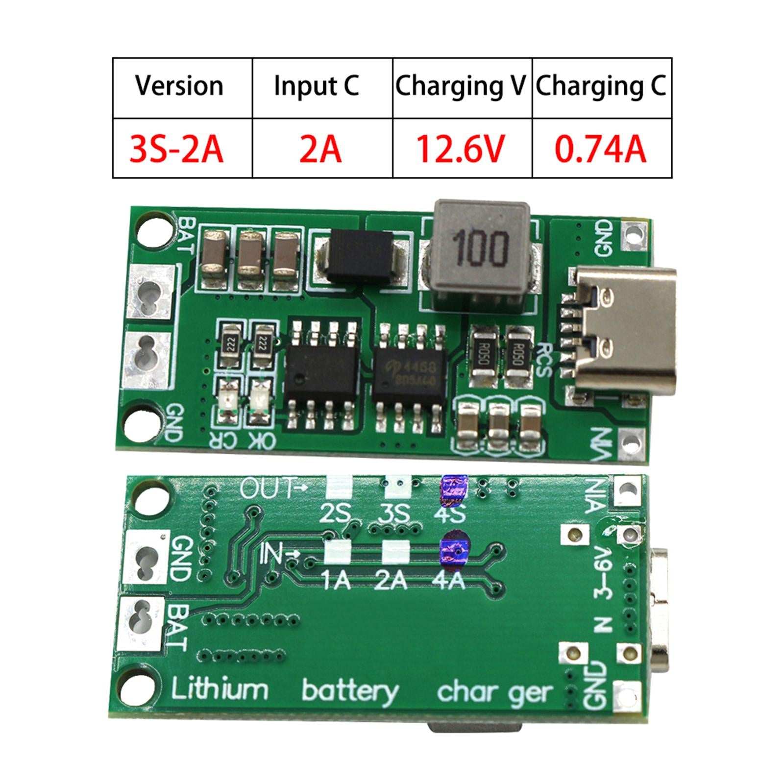 Premium Boost Lithium Battery Module 18650 Lithium Battery 1A 2A 4A 2S 3S 4S  3S 2A