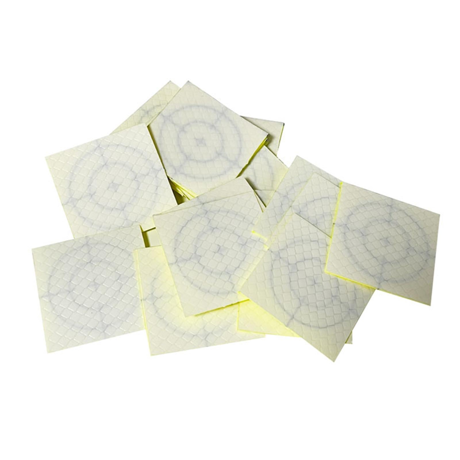 100Pcs Reflective Tape Target Reflector Target Sheets for Tunnel Engineering 6cmx6cm