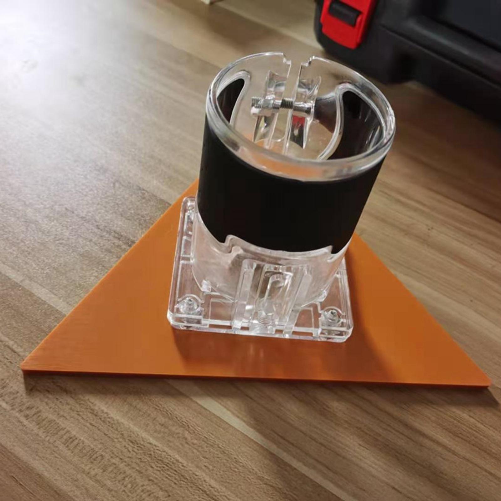Trimming Machine Triangle Board Engraving for Woodworking Parts with Cover
