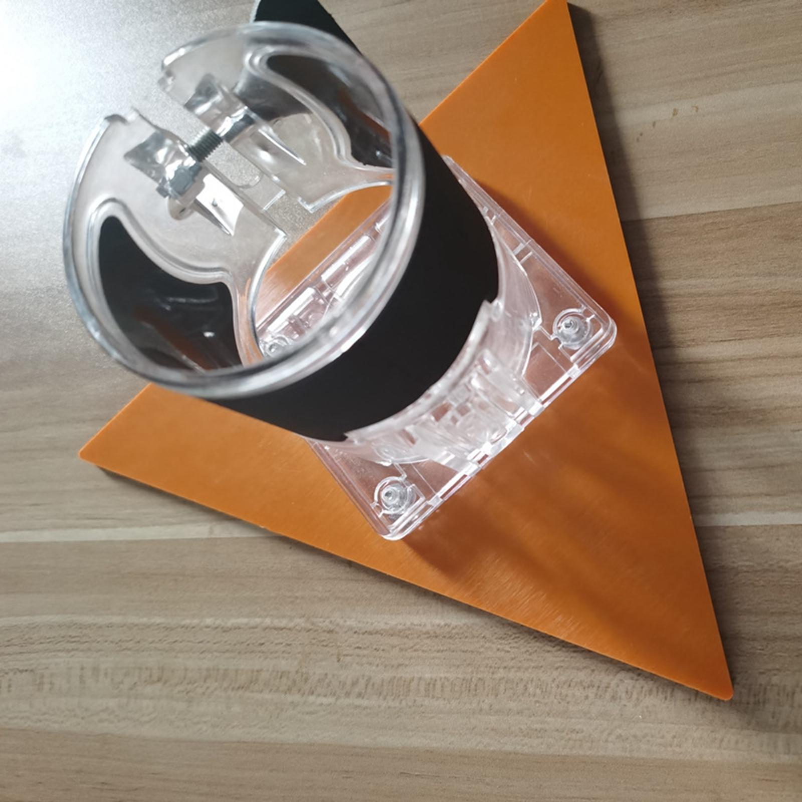 Trimming Machine Triangle Board Engraving for Woodworking Parts with Cover