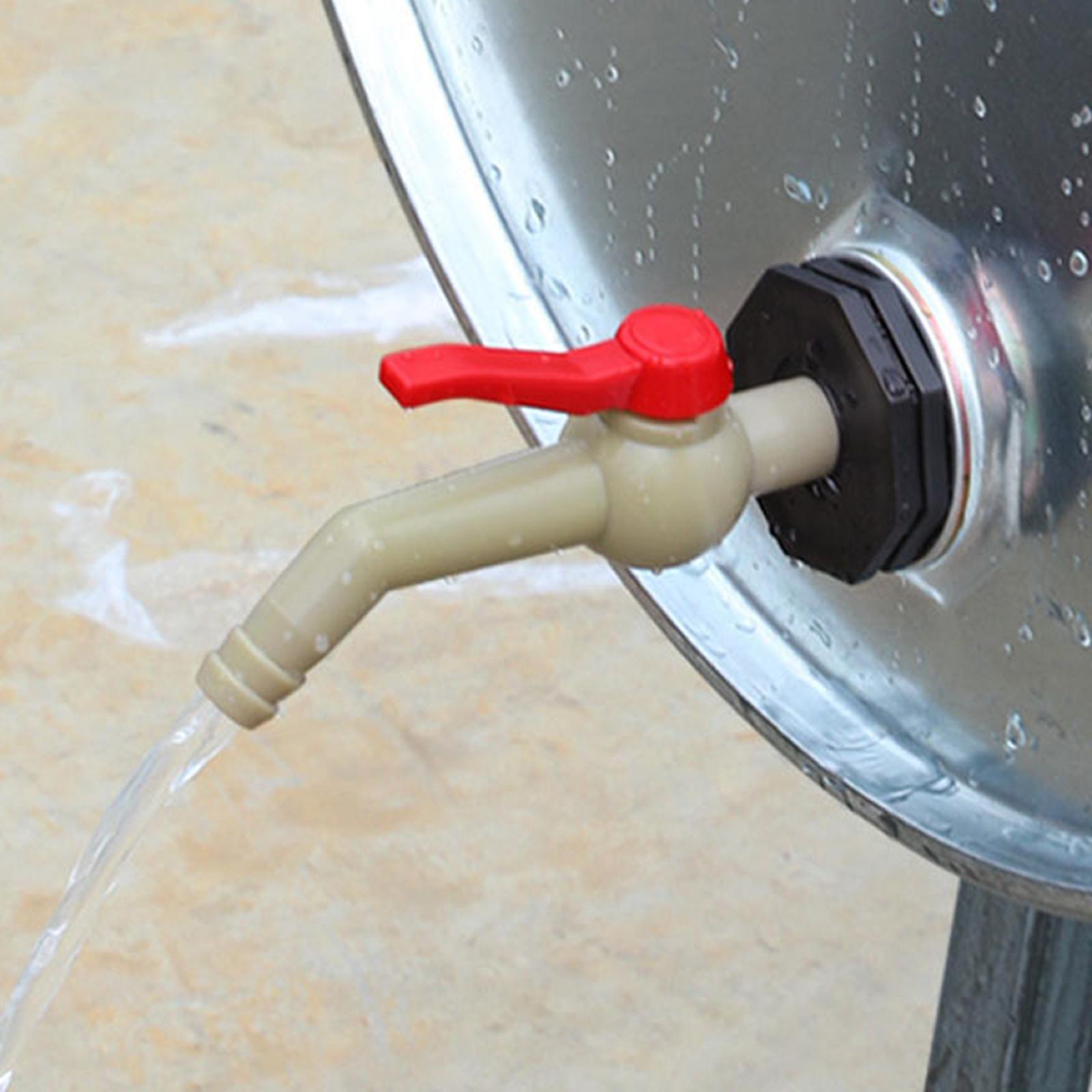 Drain Adapter Replace Valve for Galvanized Drum Water Supply Controller 20mm 90 degrees