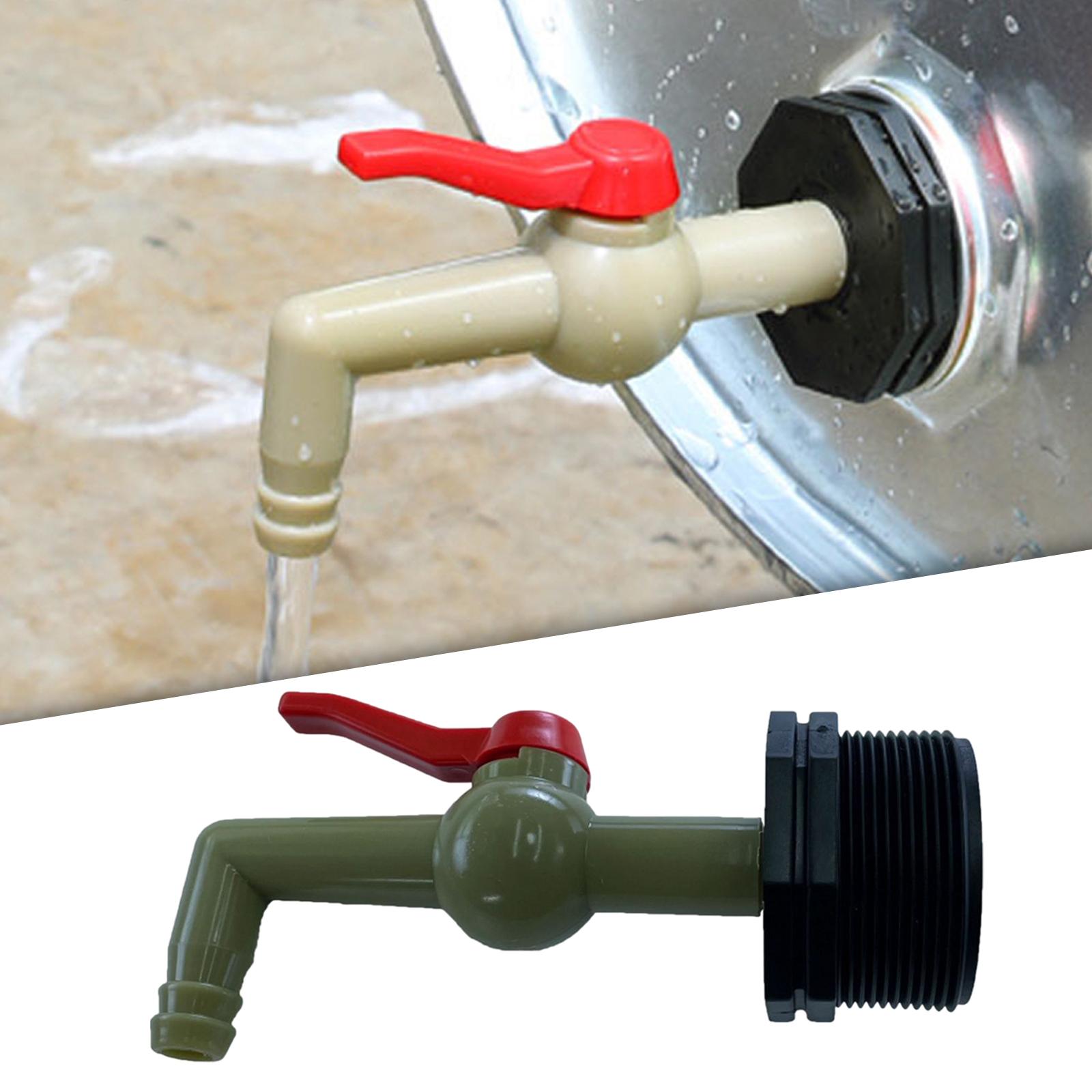 Drain Adapter Replace Valve for Galvanized Drum Water Supply Controller 20mm 90 degrees