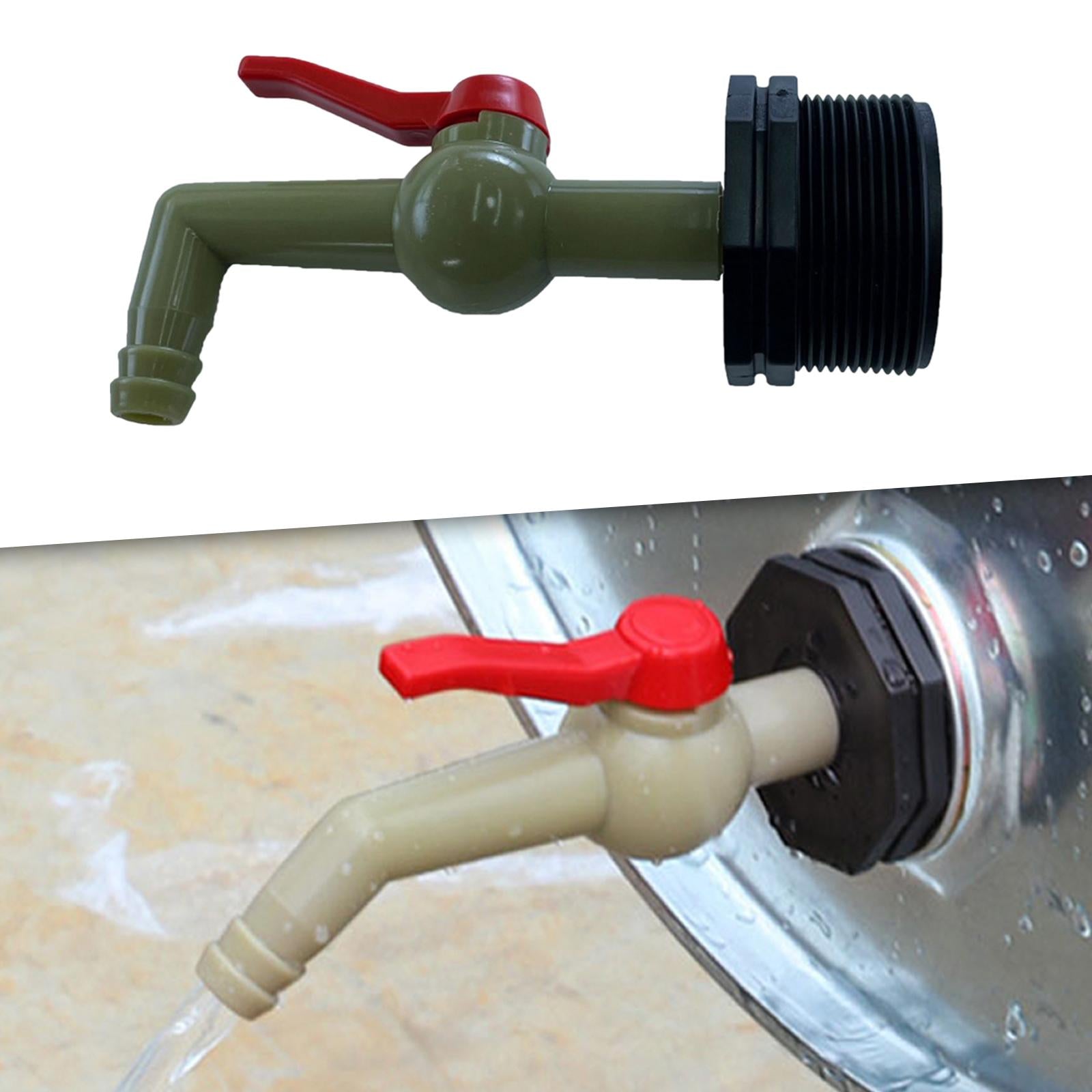 Drain Adapter Replace Valve for Galvanized Drum Water Supply Controller 20mm 90 degrees
