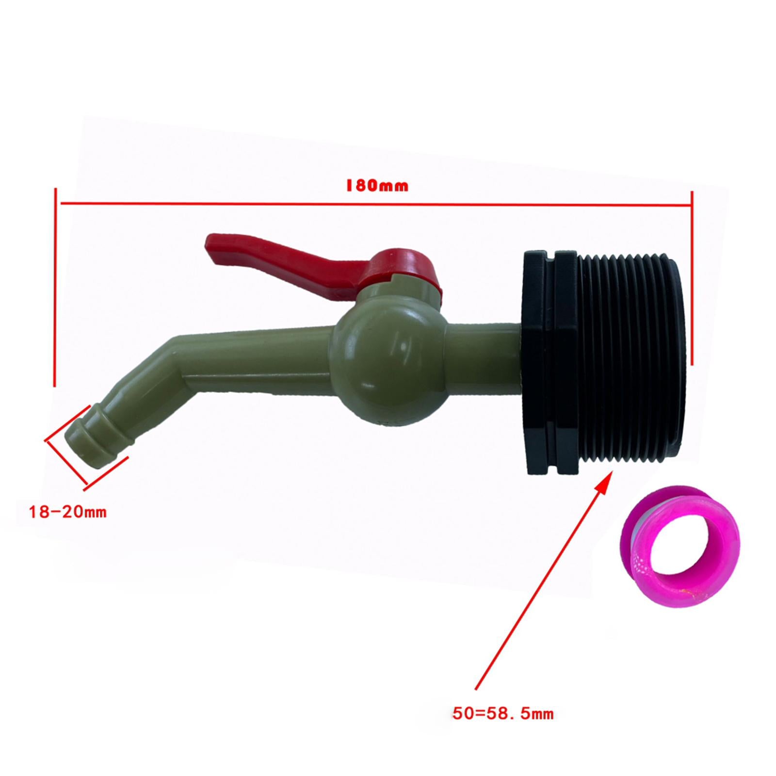 Drain Adapter Replace Valve for Galvanized Drum Water Supply Controller 20mm straight