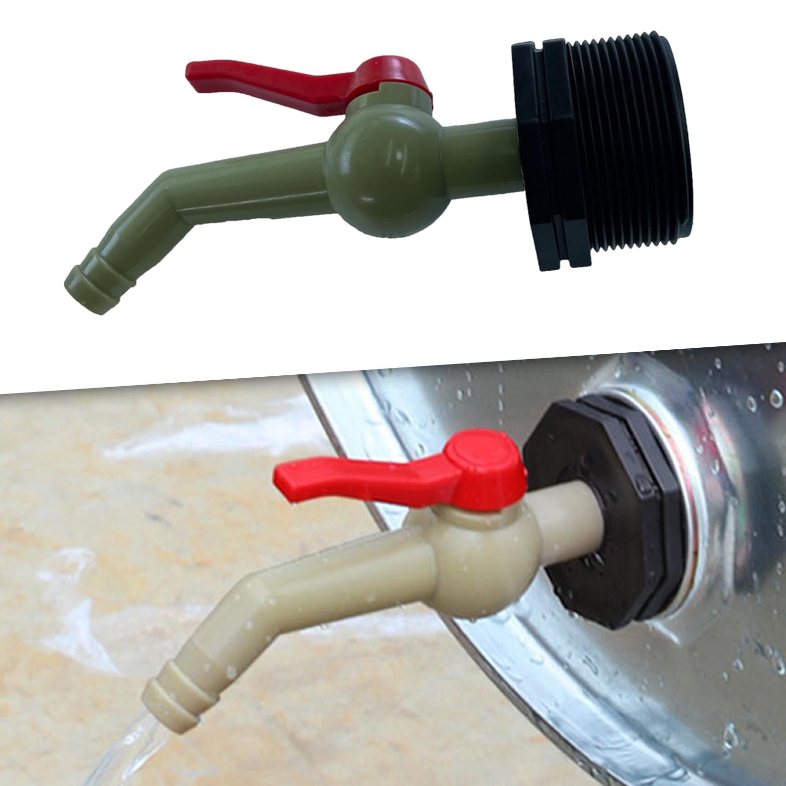 Drain Adapter Replace Valve for Galvanized Drum Water Supply Controller 20mm straight