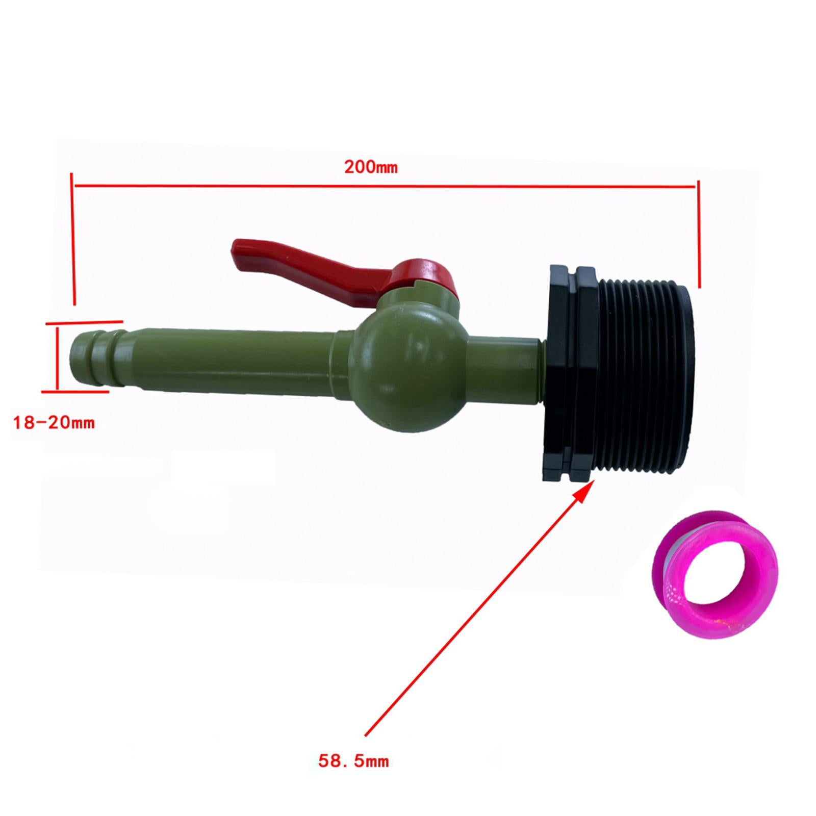 Drain Adapter Replace Valve for Galvanized Drum Water Supply Controller 20mm degrees