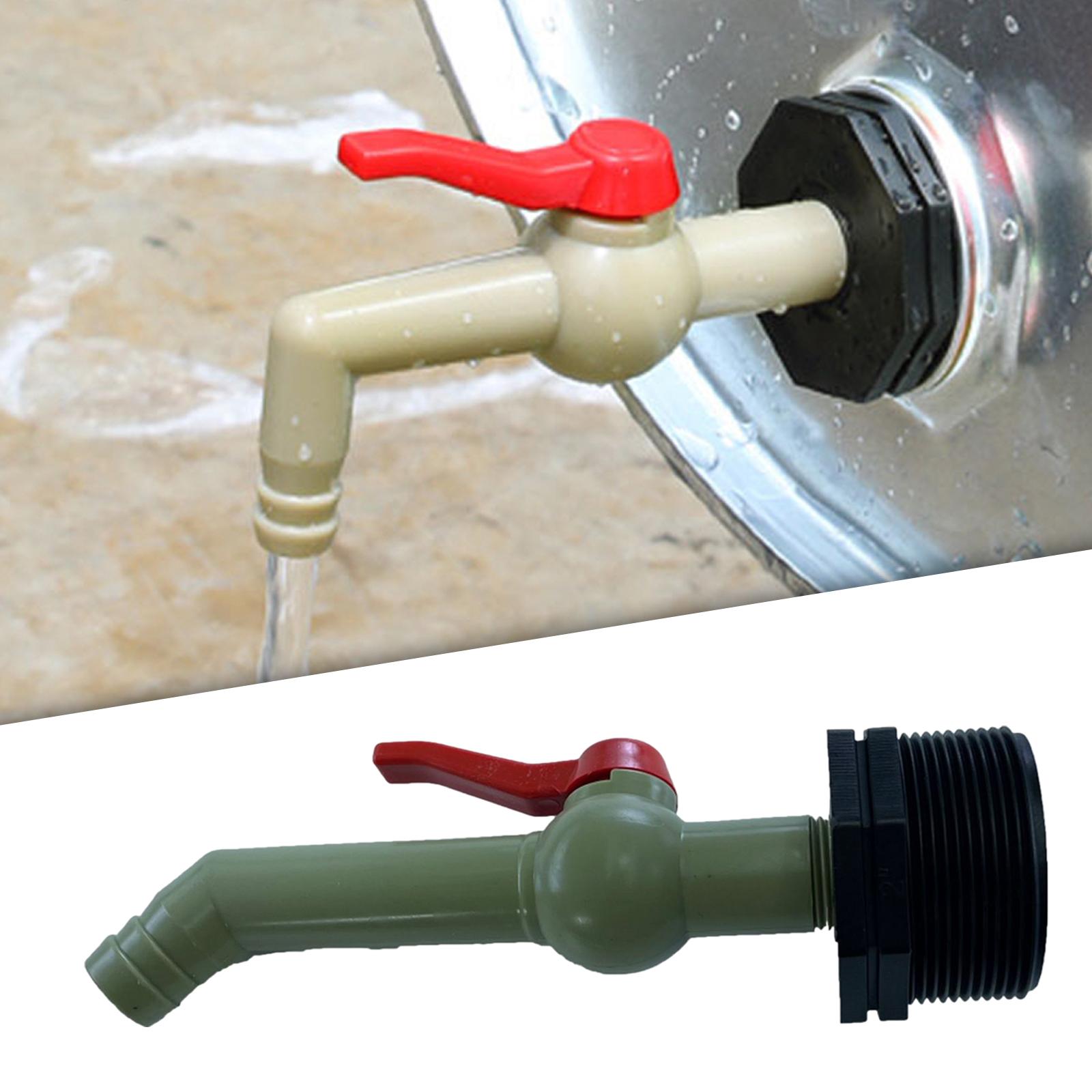 Drain Adapter Replace Valve for Galvanized Drum Water Supply Controller 25mm 45 degrees