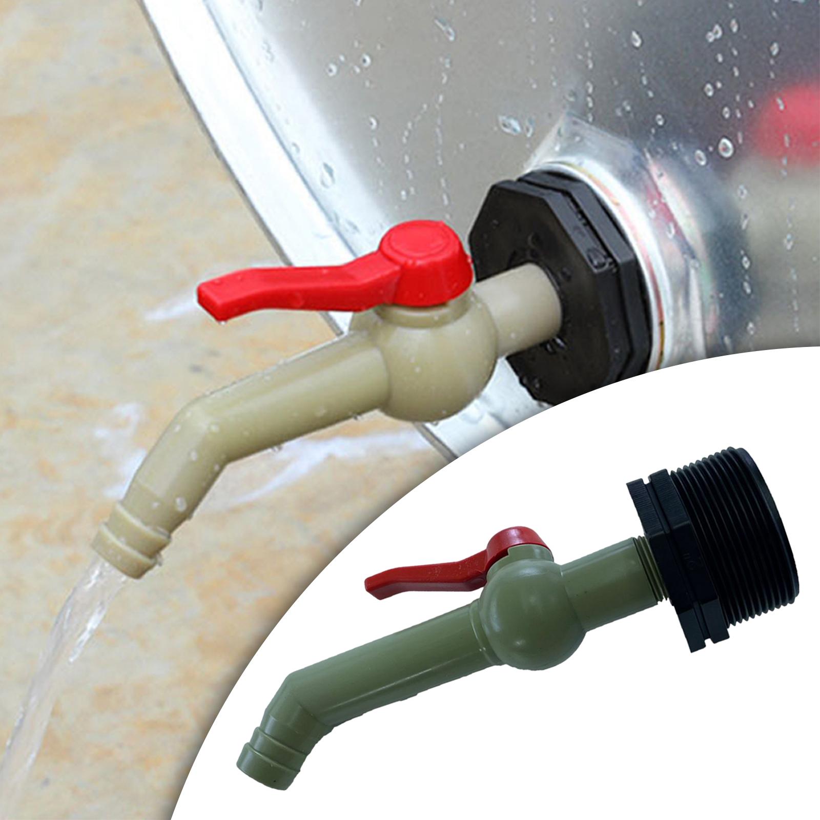 Drain Adapter Replace Valve for Galvanized Drum Water Supply Controller 25mm 45 degrees