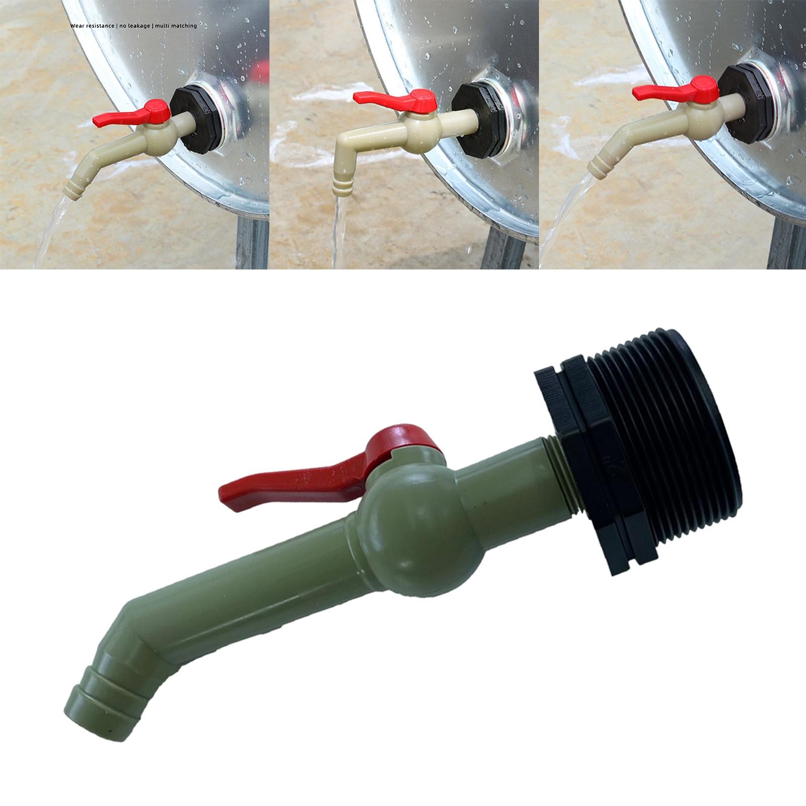 Drain Adapter Replace Valve for Galvanized Drum Water Supply Controller 25mm 45 degrees