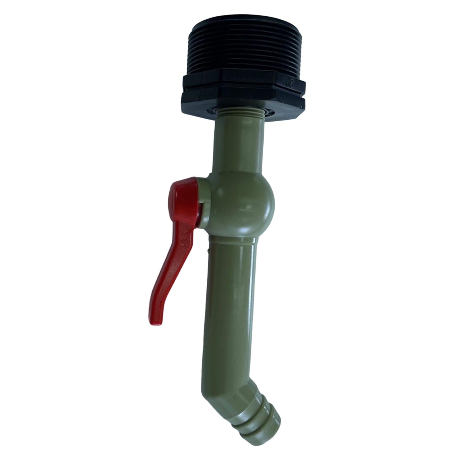 Drain Adapter Replace Valve for Galvanized Drum Water Supply Controller 25mm 45 degrees