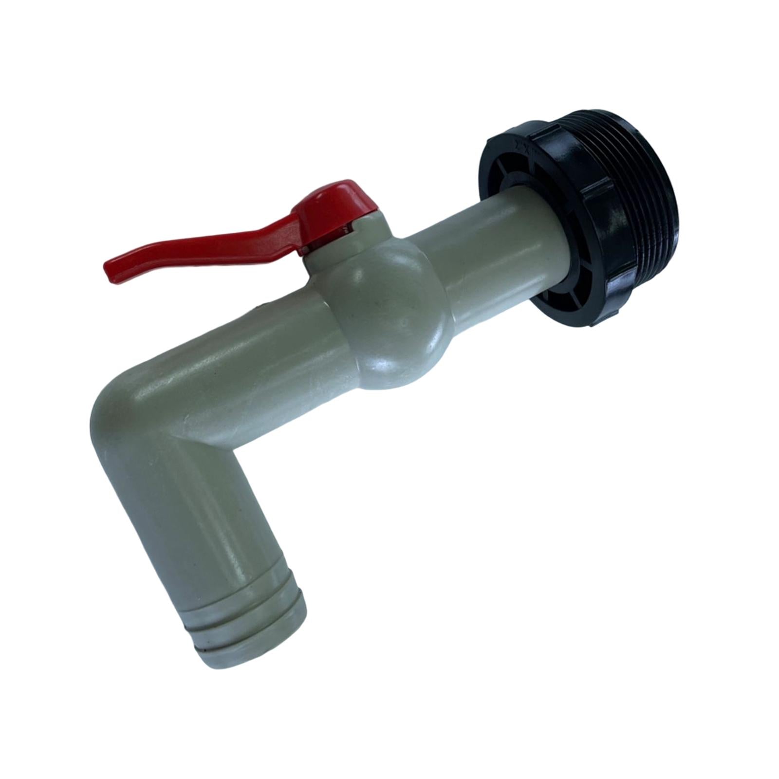 Drain Adapter Replace Valve for Galvanized Drum Water Supply Controller 32mm 90 degrees
