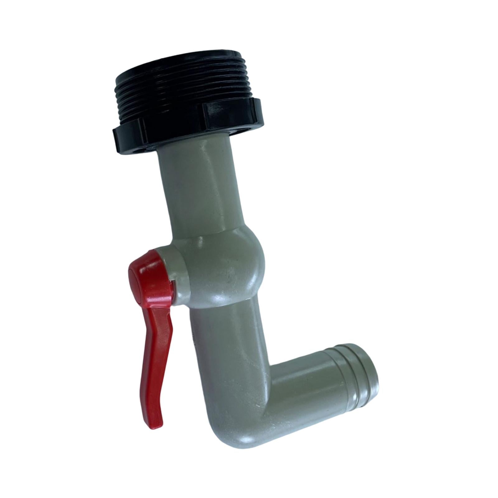 Drain Adapter Replace Valve for Galvanized Drum Water Supply Controller 32mm 90 degrees