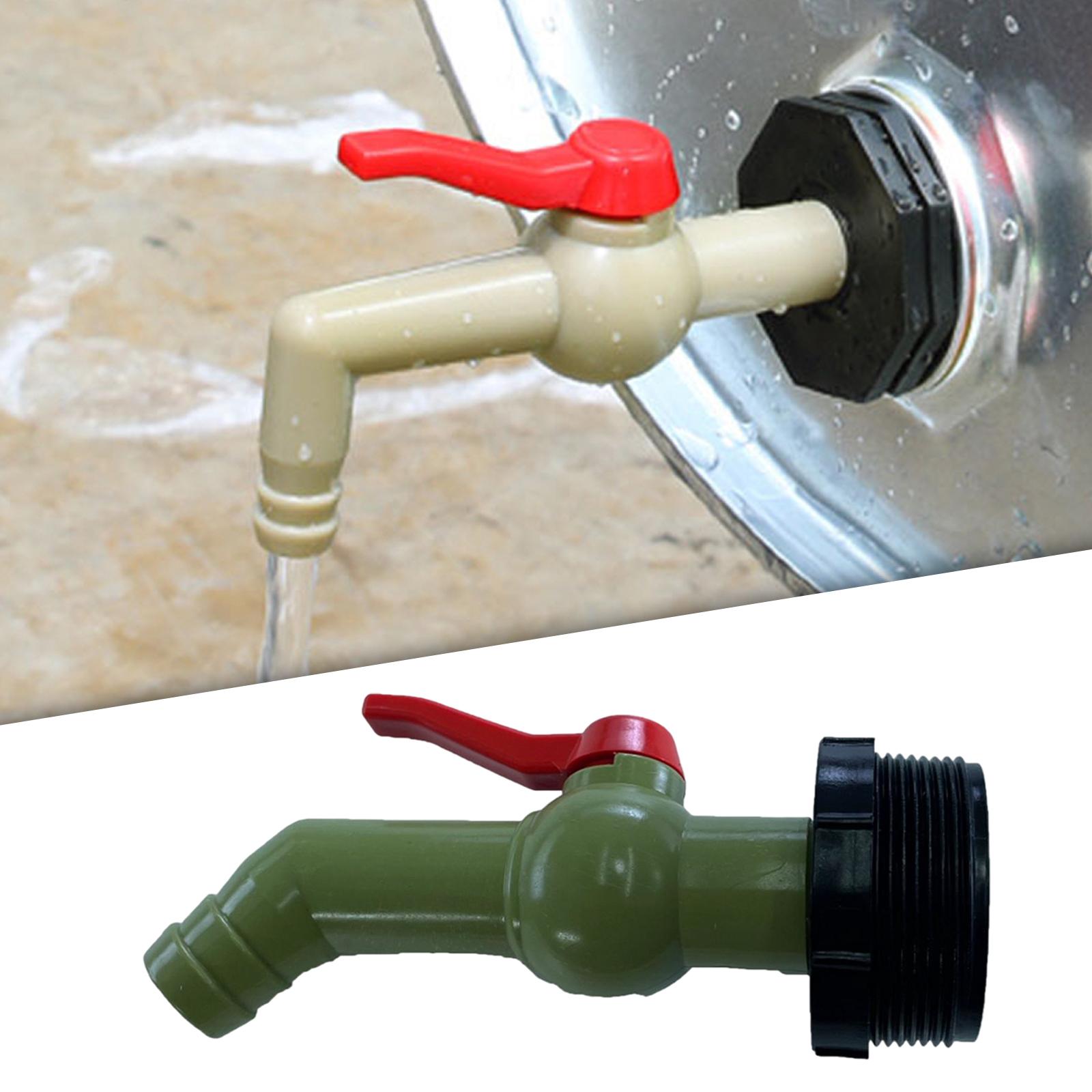 Drain Adapter Replace Valve for Galvanized Drum Water Supply Controller 32mm 45 degrees