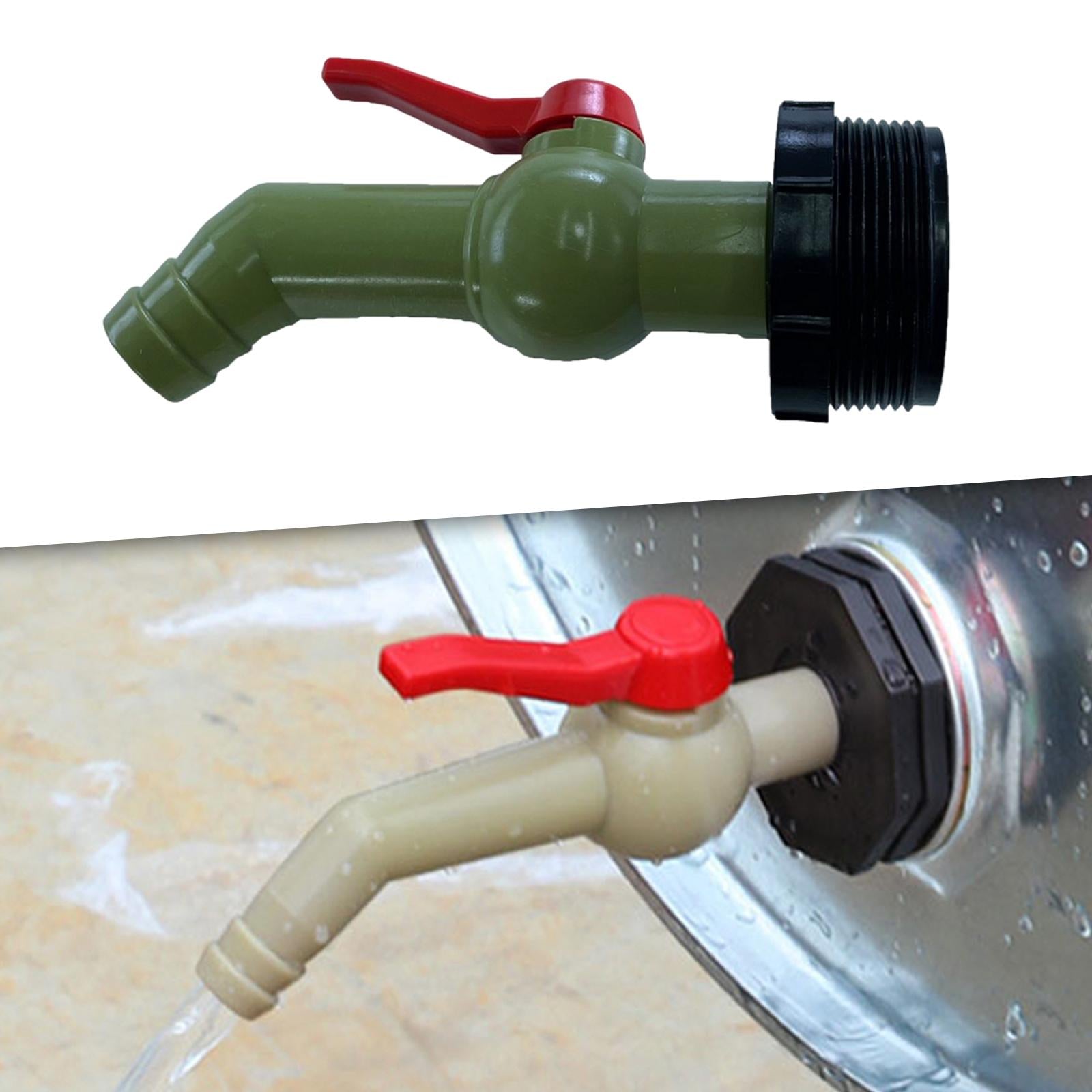 Drain Adapter Replace Valve for Galvanized Drum Water Supply Controller 32mm 45 degrees