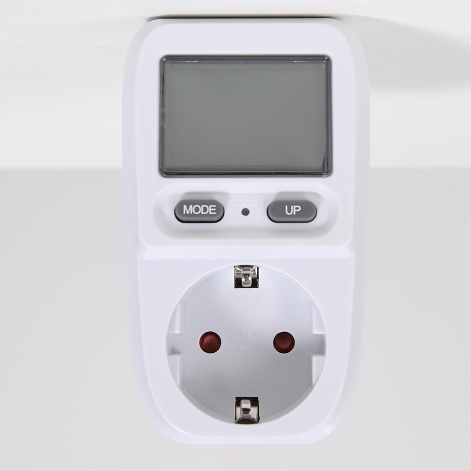Power Monitor Backlight Watt Meter Wattmeter Tester Monitor Power for Hotel