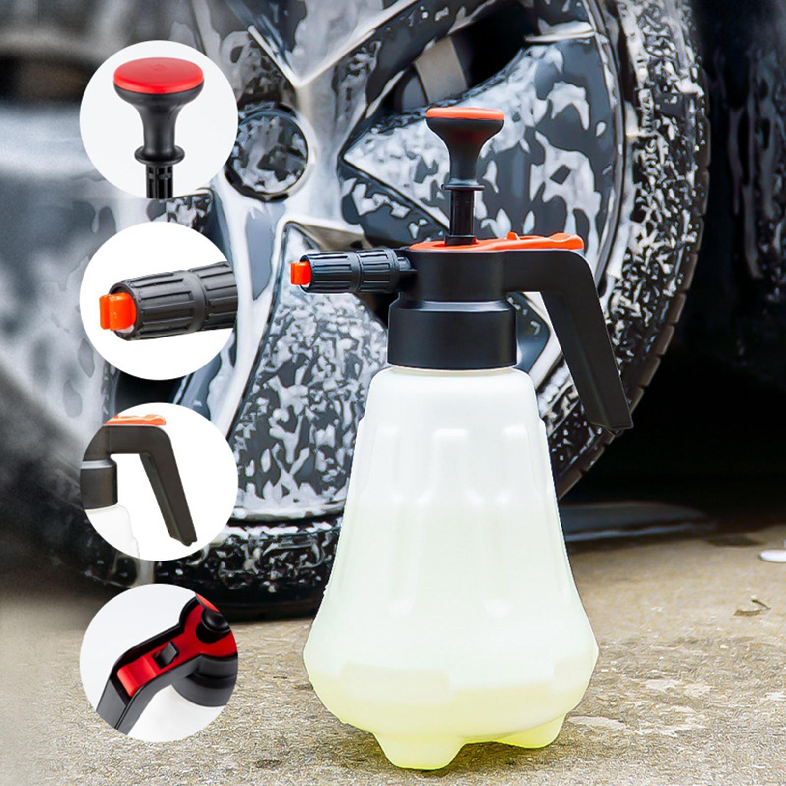 Manual Pump Sprayer Car Wash Cleaning Sprayer for House Cleaning Gardening 2L