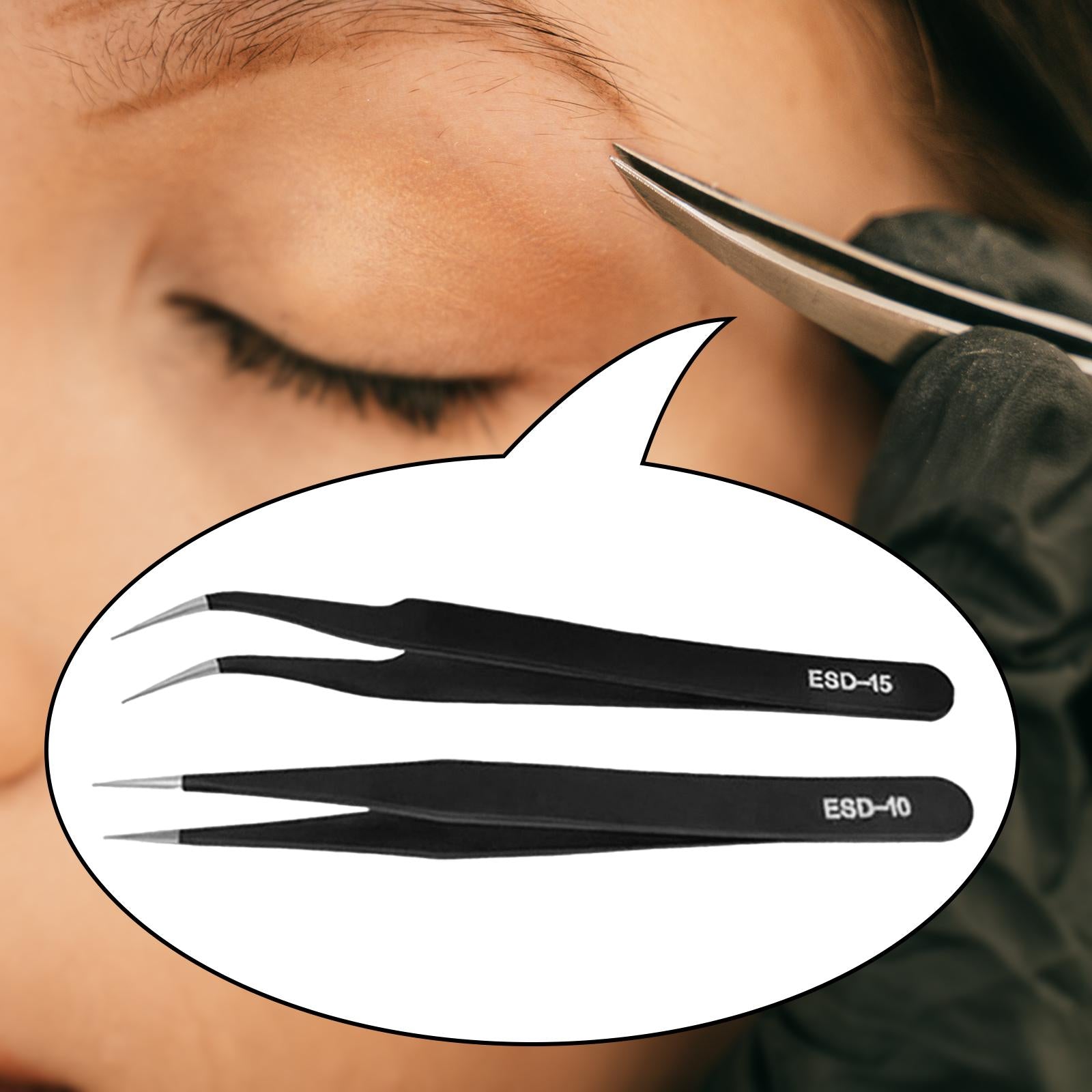 Eyelash Tweezers Multipurpose Eyelash Clip for False Eyelash 12cm
