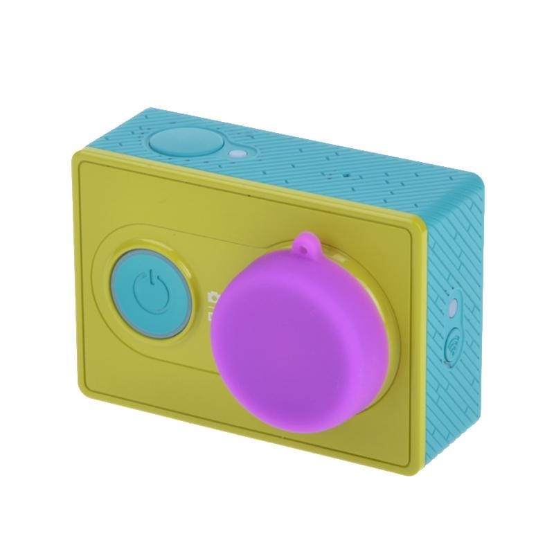 Silicone Lens Cap for Xiaomi Yi / GoPro Hero4 / 3+ / 3 (Purple)