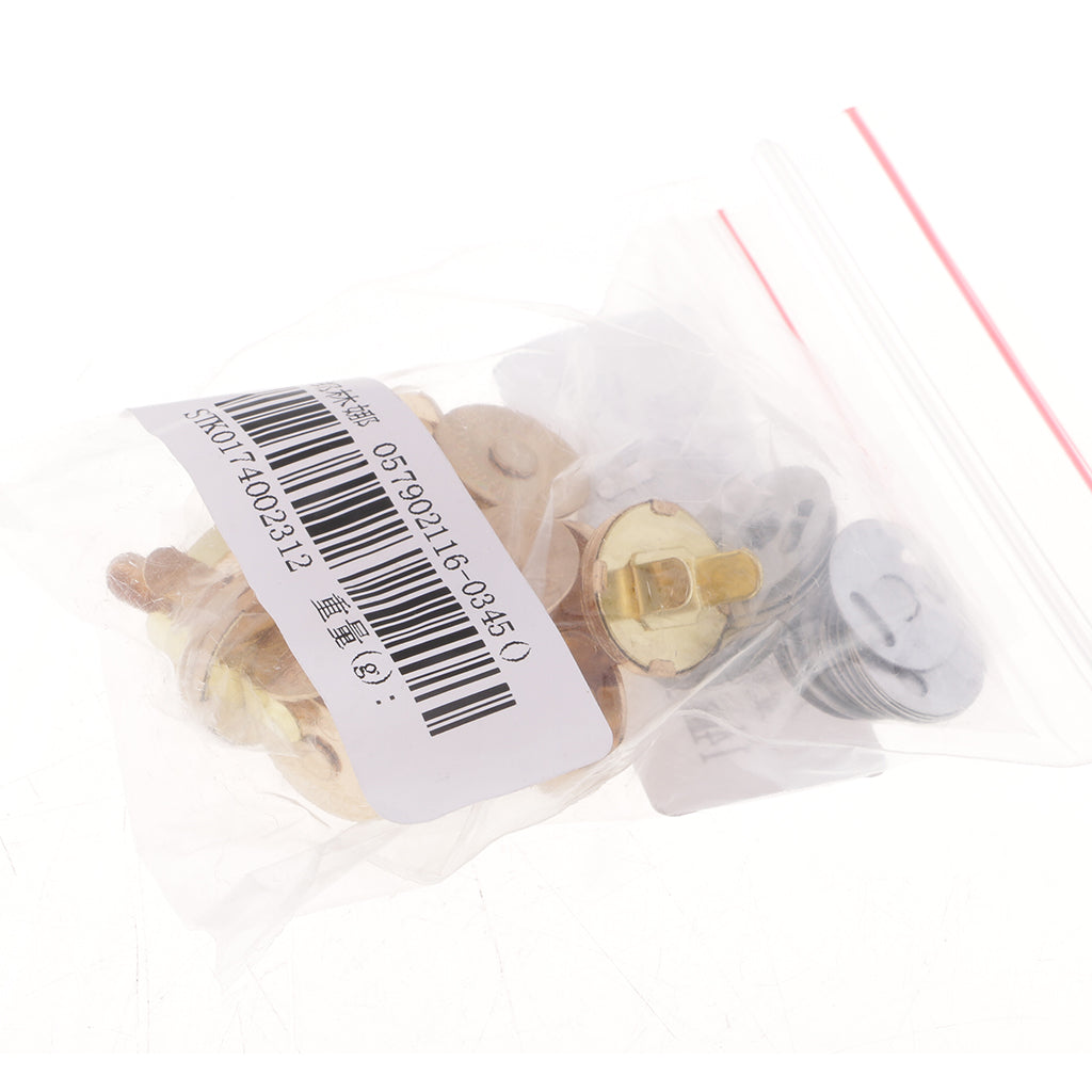 10Pcs Magnetic Fasteners Button Clasp Snaps-Purses,Bags,Clothes Gold 14mm