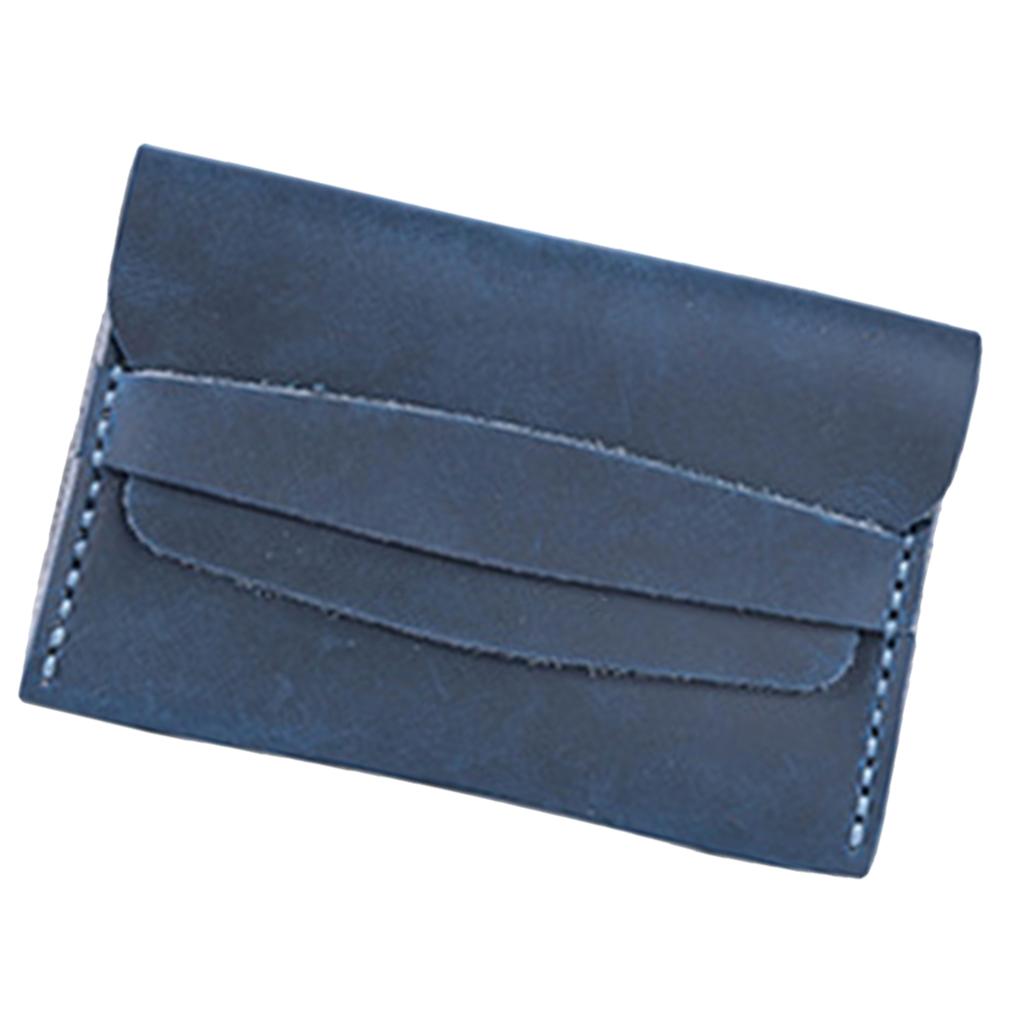 DIY Handmade Leather Wallet Purse Bag Making Kit Leathercraft Tools Blue