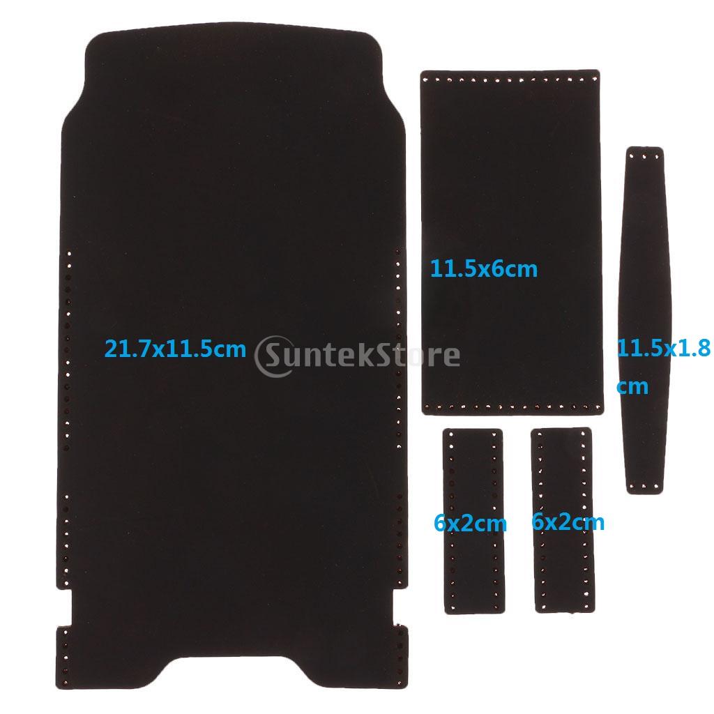 DIY Handmade Leather Wallet Purse Bag Making Kit Leathercraft Tools Coffee