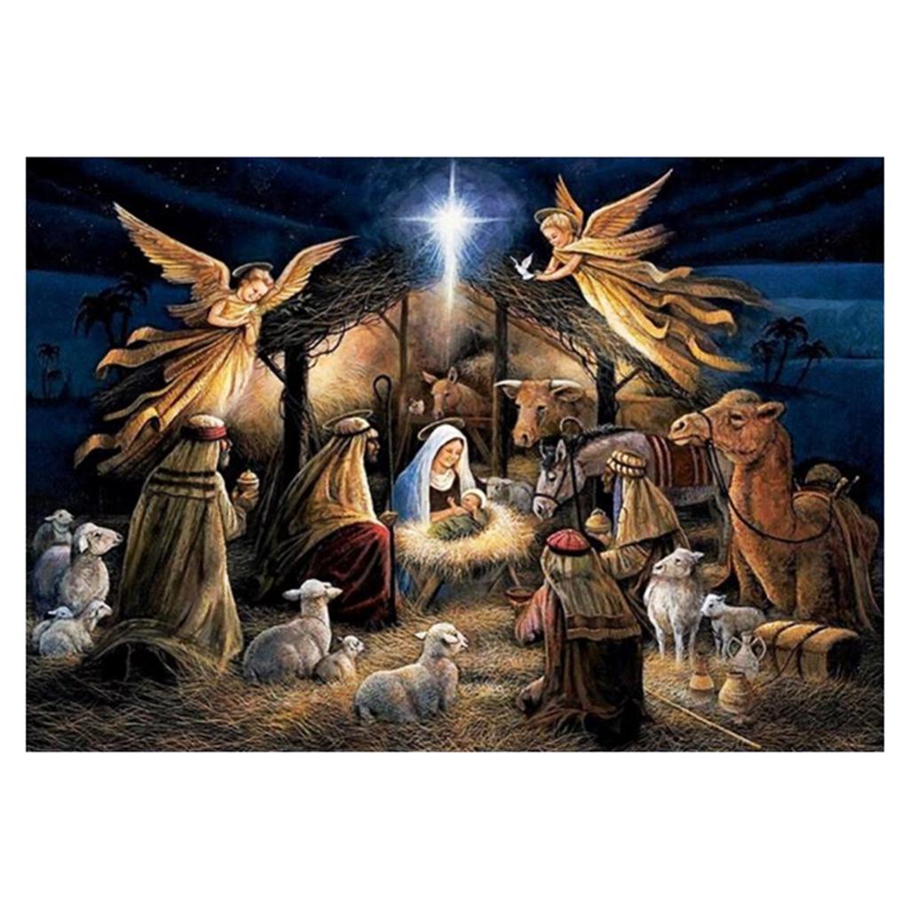 5D Diamond Painting Embroidery Cross Stitch Pictures Arts Craft Kit Angle 2