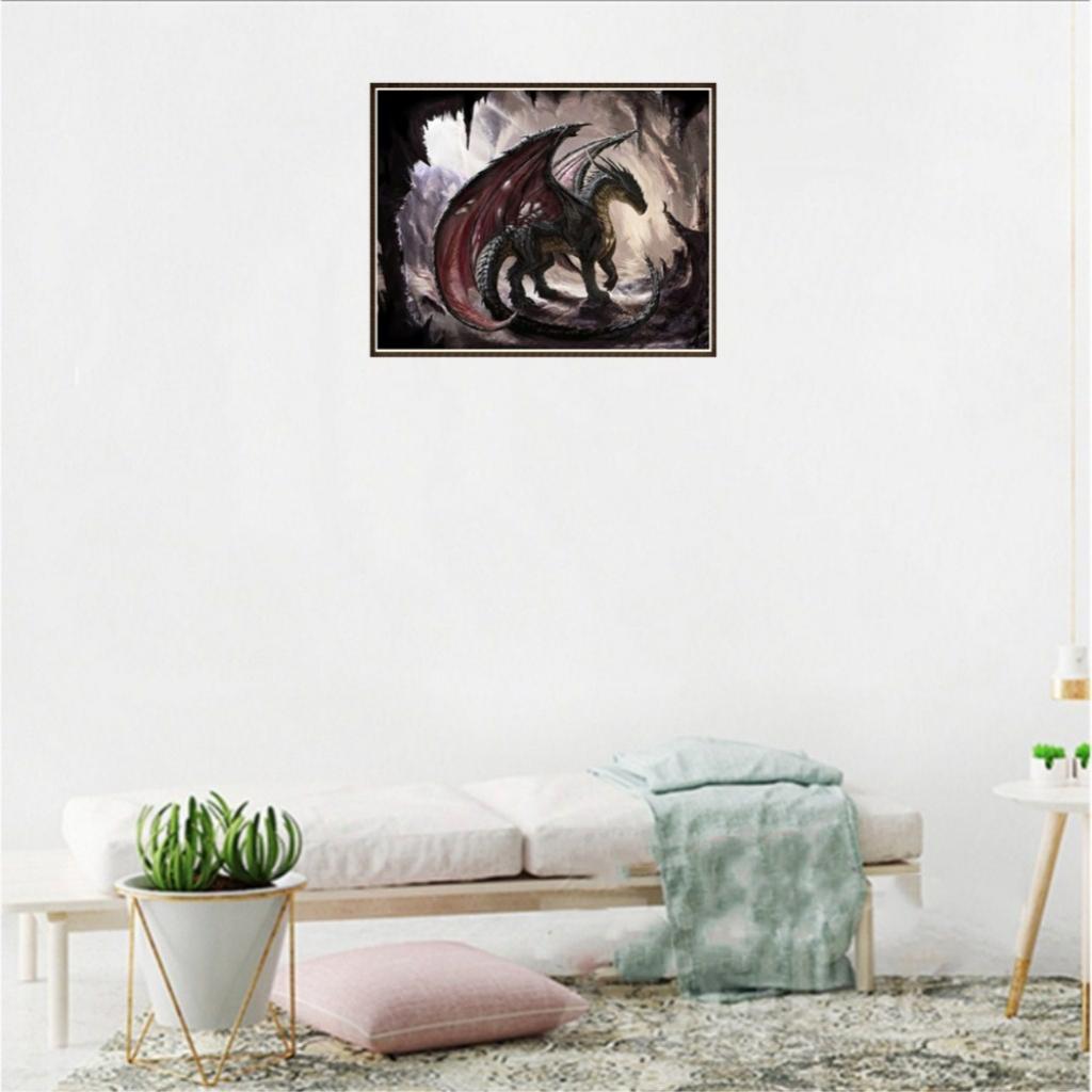 Full Drill 5D Diamond Painting Embroidery Cross Stitch Kits Dragon