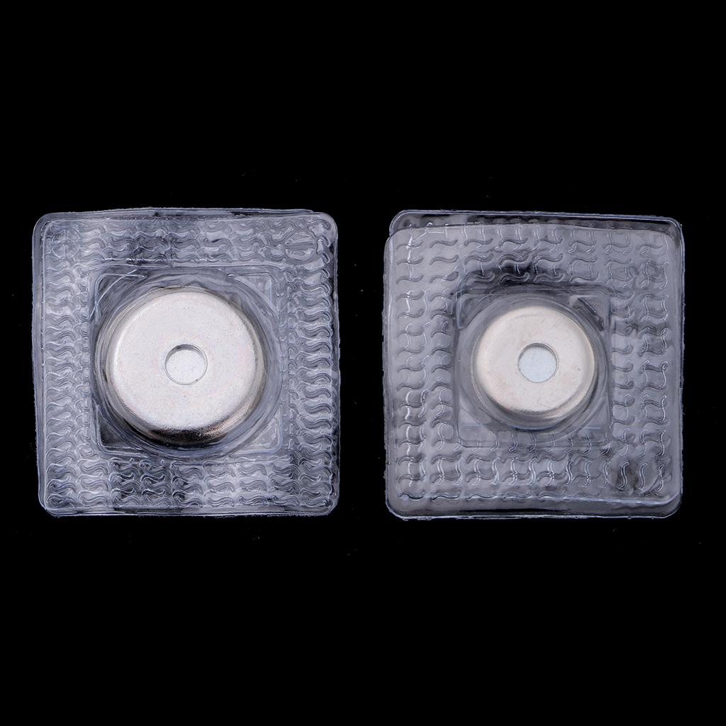 10 Sets Invisible Sew in Magnetic Snaps Sewing Buttons Purse Closure 13mm