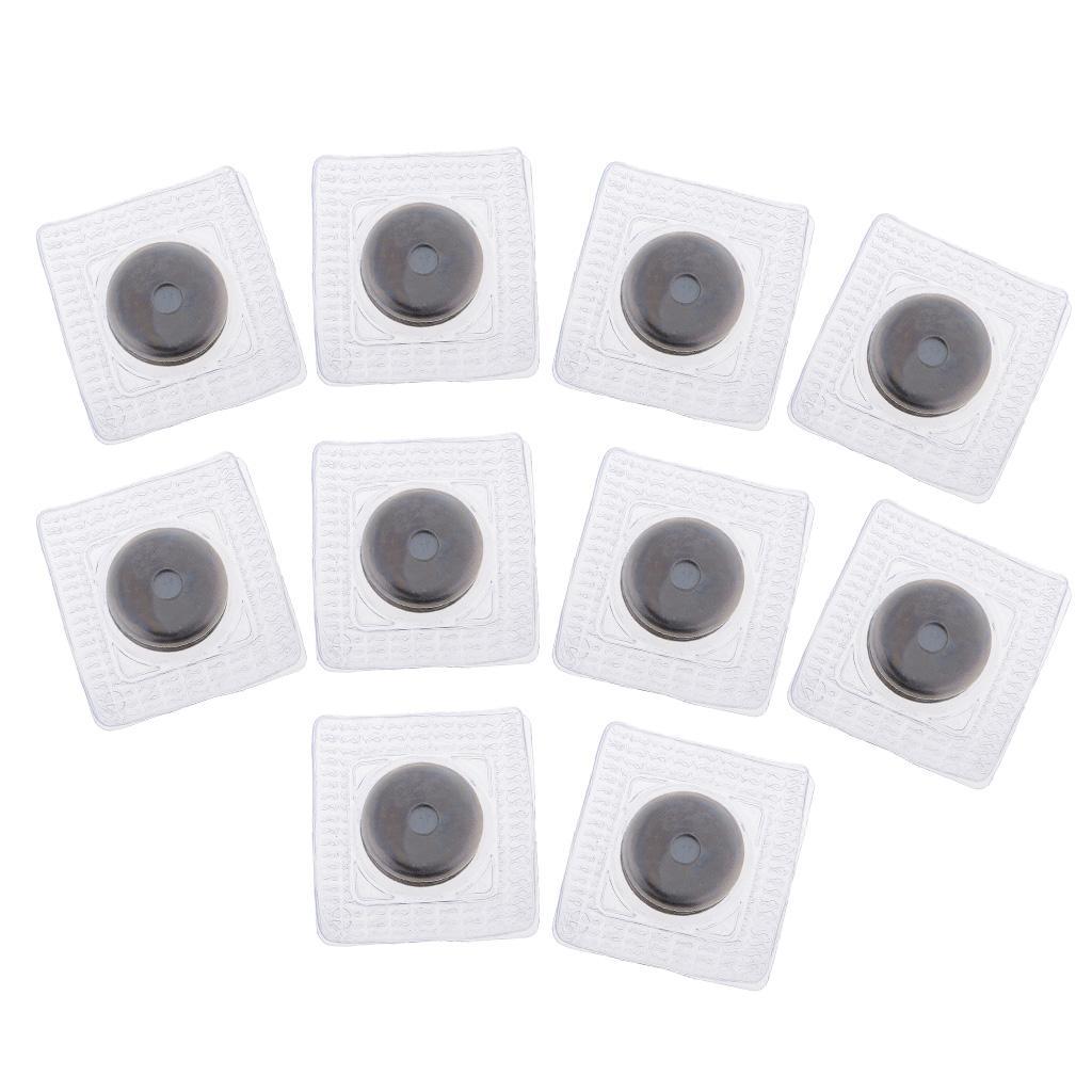 10 Sets Invisible Sew in Magnetic Snaps Sewing Buttons Purse Closure 17mm
