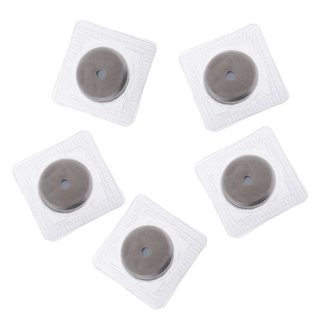 5 Sets Invisible Sew-in Magnetic Snap PVC Closure for Clothes Handbag 23mm