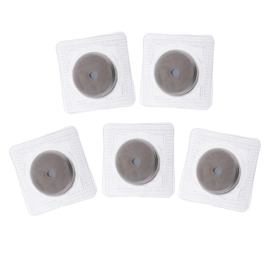 5 Sets Invisible Sew-in Magnetic Snap PVC Closure for Clothes Handbag 23mm