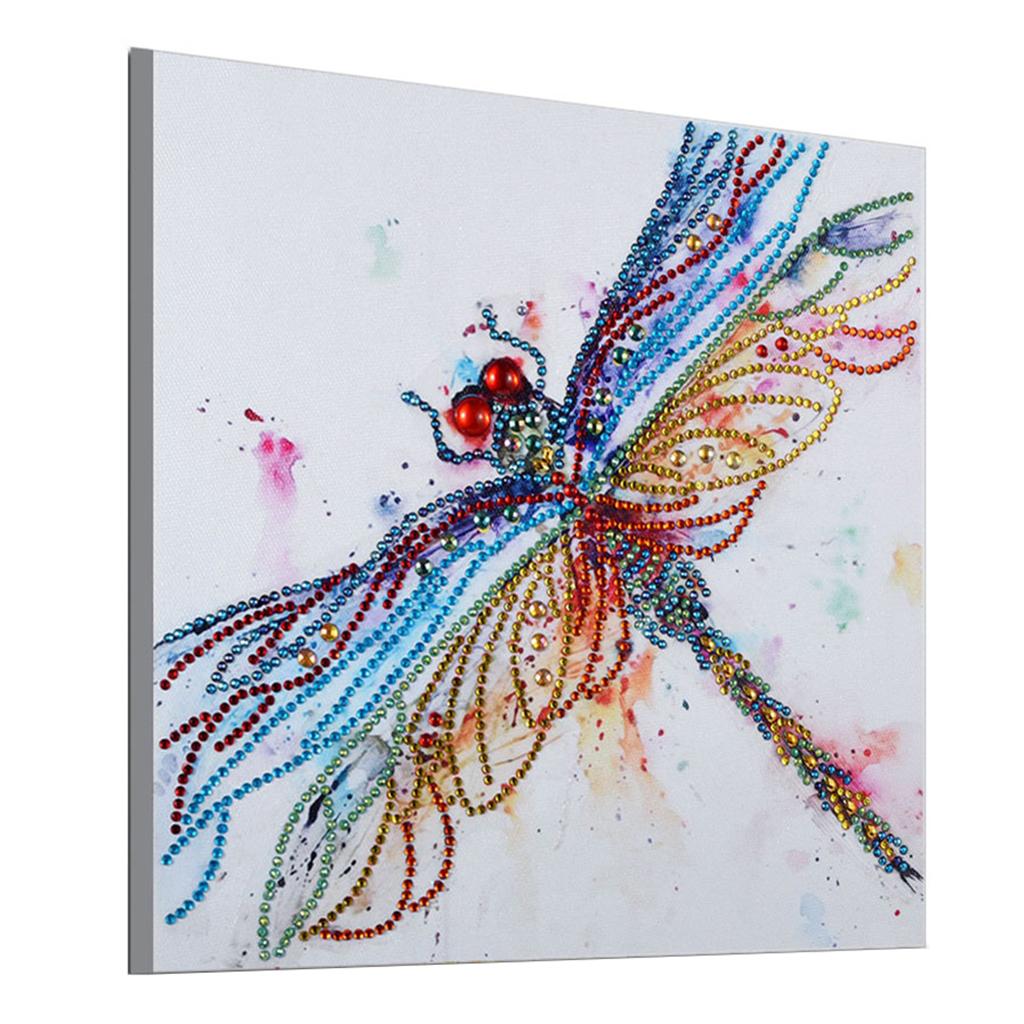 5D Special Shaped Diamond Painting Cross Stitch Crafts Decor Dragonfly