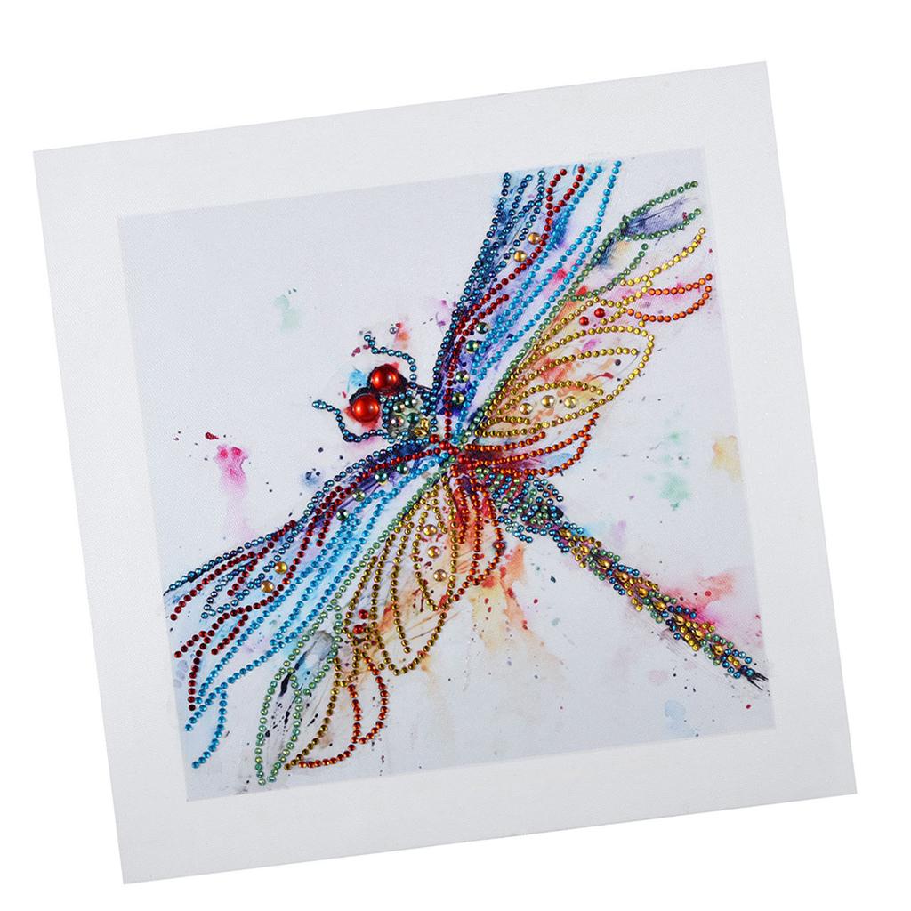 5D Special Shaped Diamond Painting Cross Stitch Crafts Decor Dragonfly