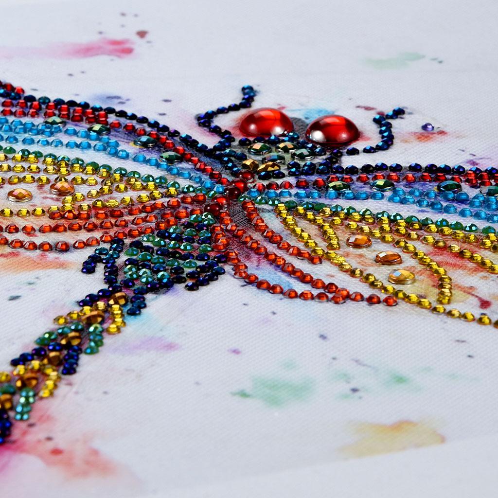 5D Special Shaped Diamond Painting Cross Stitch Crafts Decor Dragonfly
