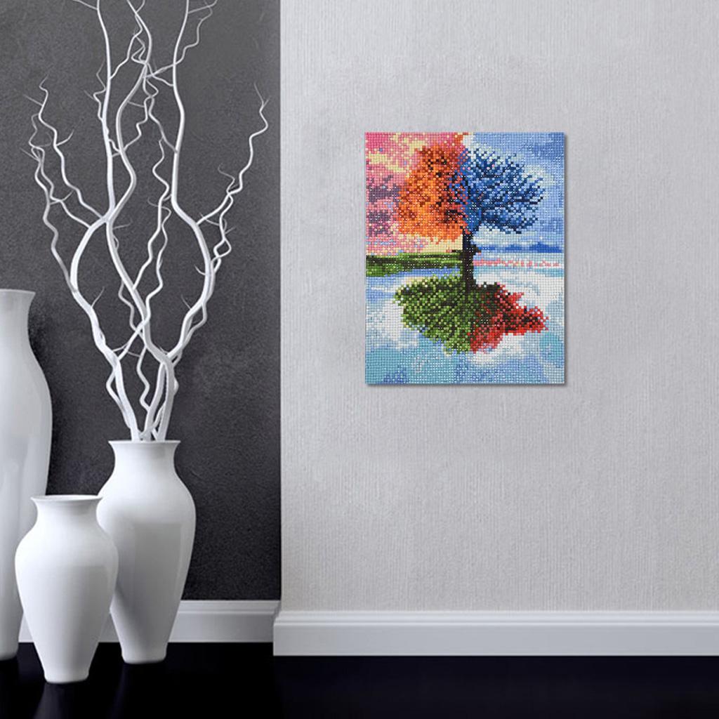 Full Square Drill Diamond Painting Embroidery Rhinestone Pictures Tree