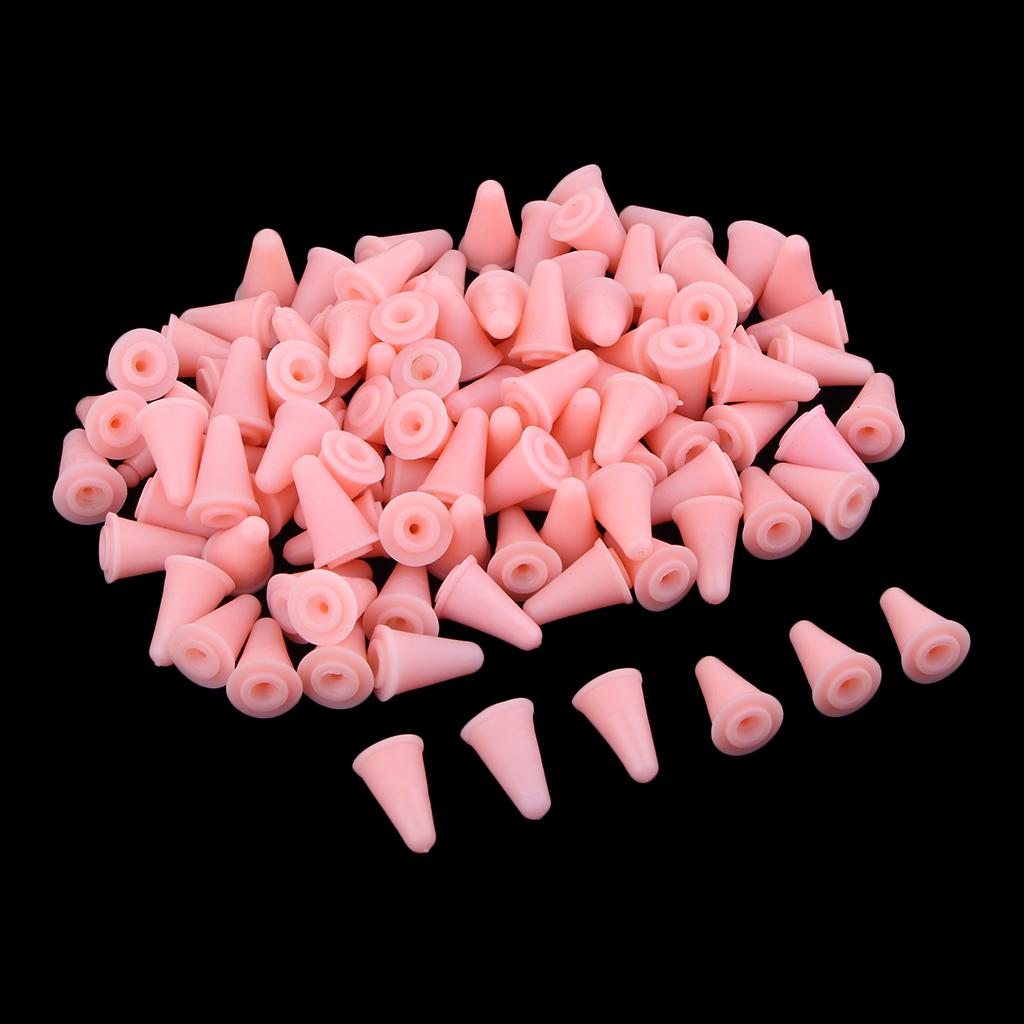 50Psc Rubber Knit Knitting Needles Point Protectors Stoppers Craft 13x190mm