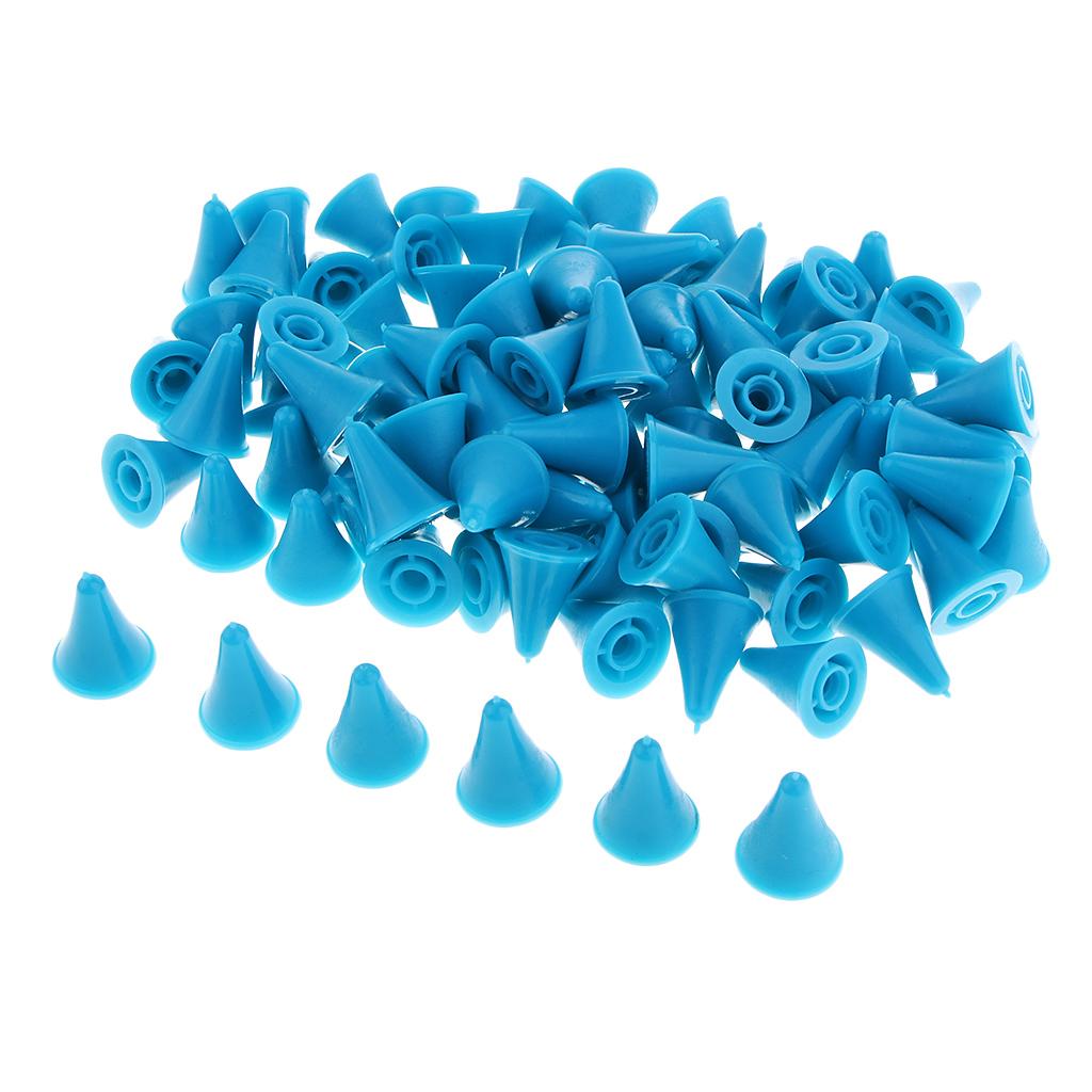 50Psc Rubber Knit Knitting Needles Point Protectors Stoppers Craft 18x220mm