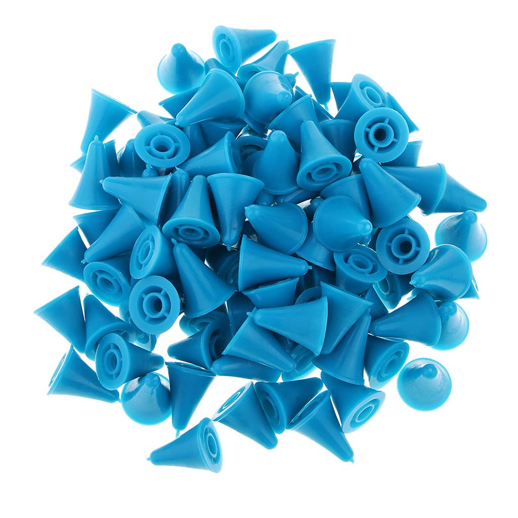 50Psc Rubber Knit Knitting Needles Point Protectors Stoppers Craft 18x220mm