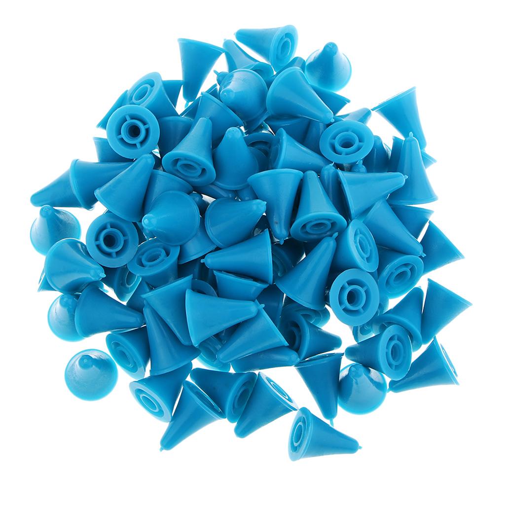 50Psc Rubber Knit Knitting Needles Point Protectors Stoppers Craft 18x220mm