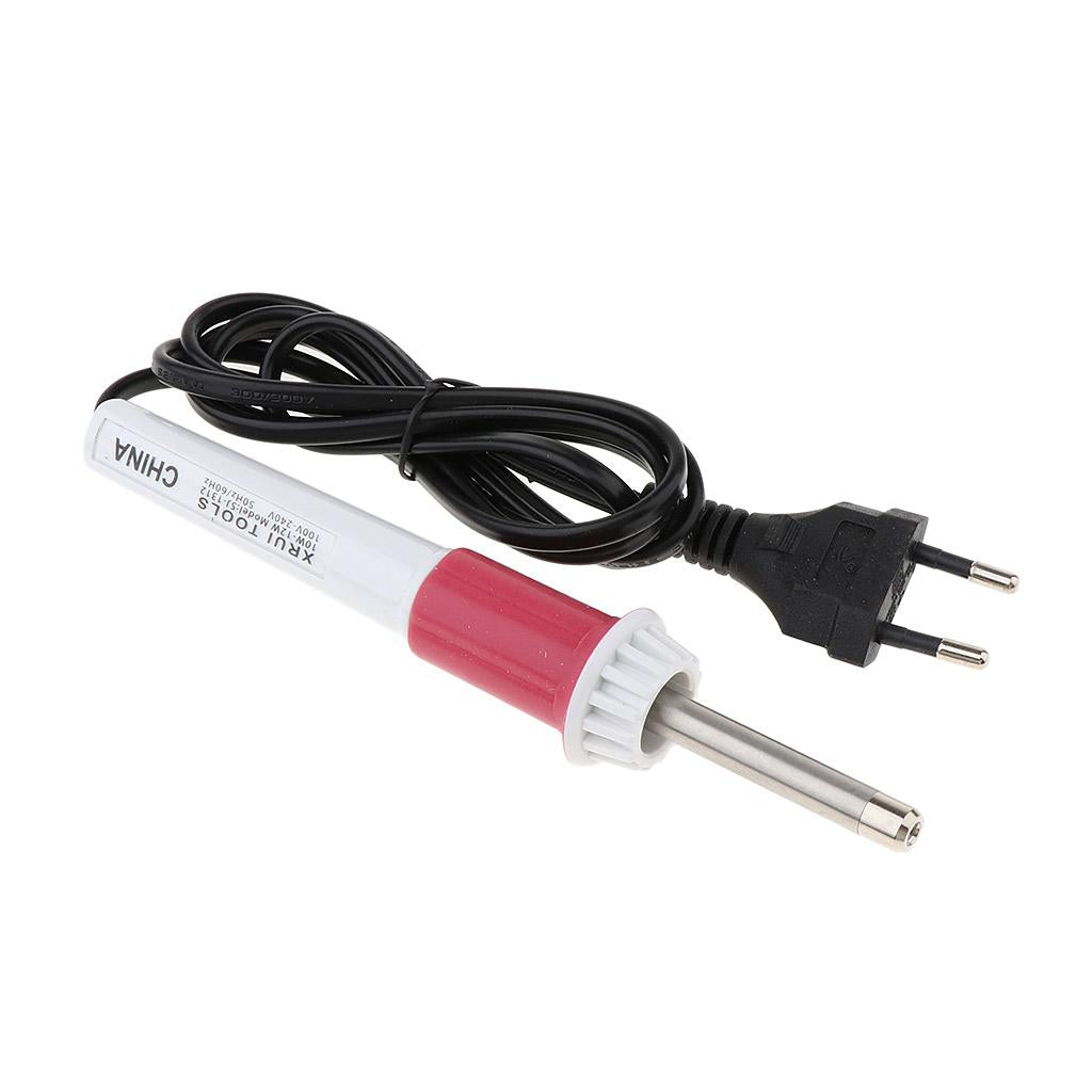 EU Plug Hot Fix Applicator Rhinestone Setter Wand Heater Tool Kit Set White