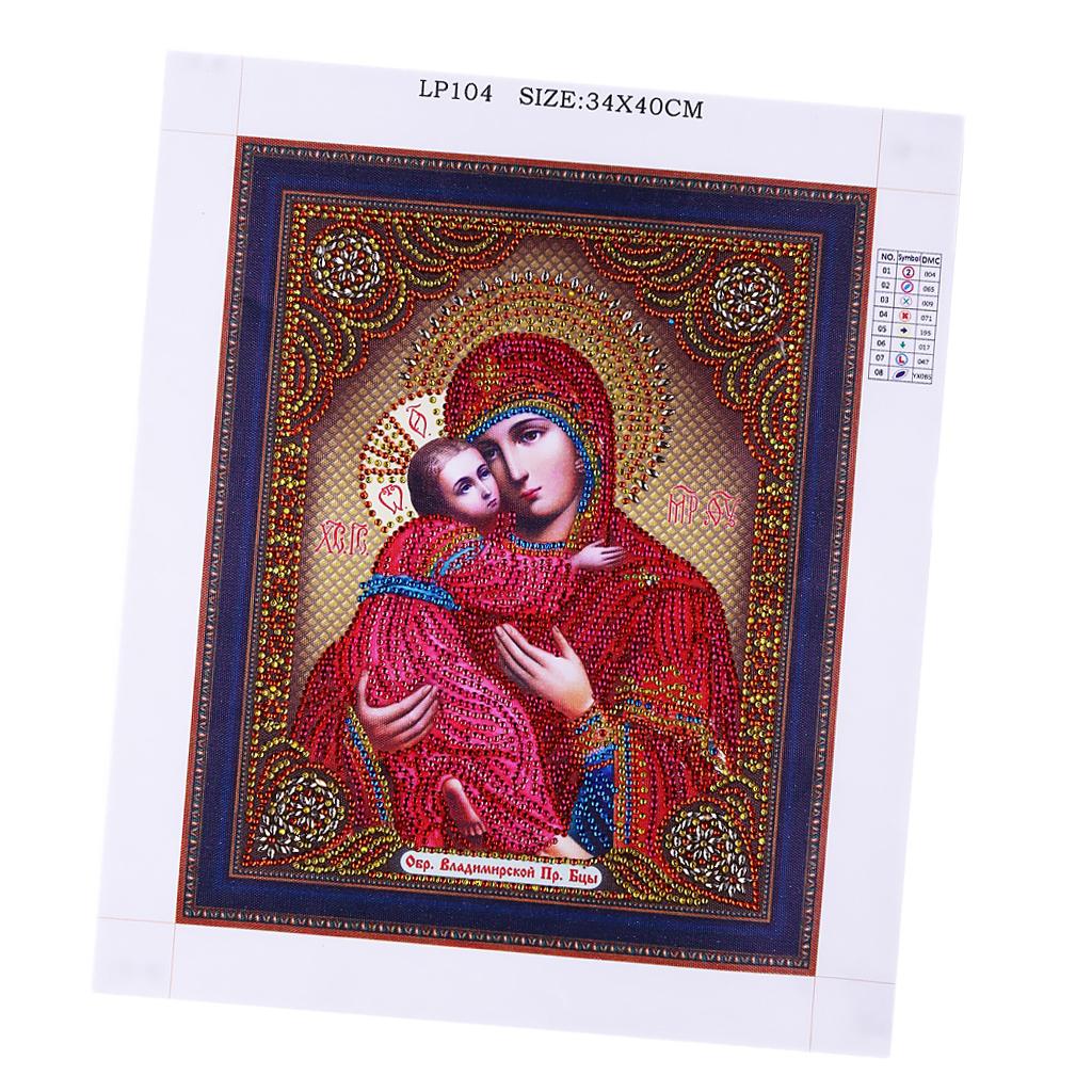 5D DIY Diamond Painting Special Shaped Drill Mosaic Religion Picture AC230