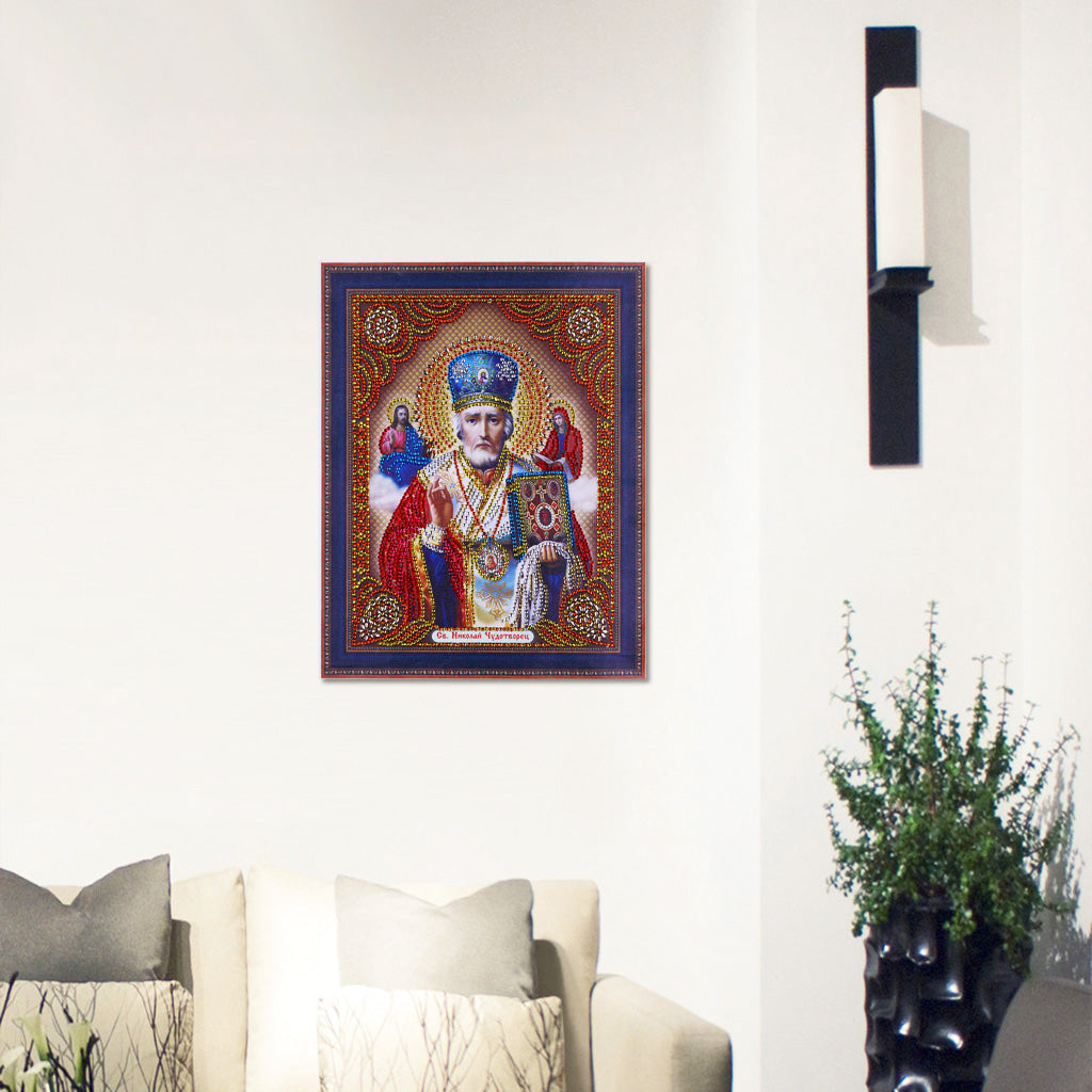 5D DIY Diamond Painting Special Shaped Drill Mosaic Religion Picture AC232