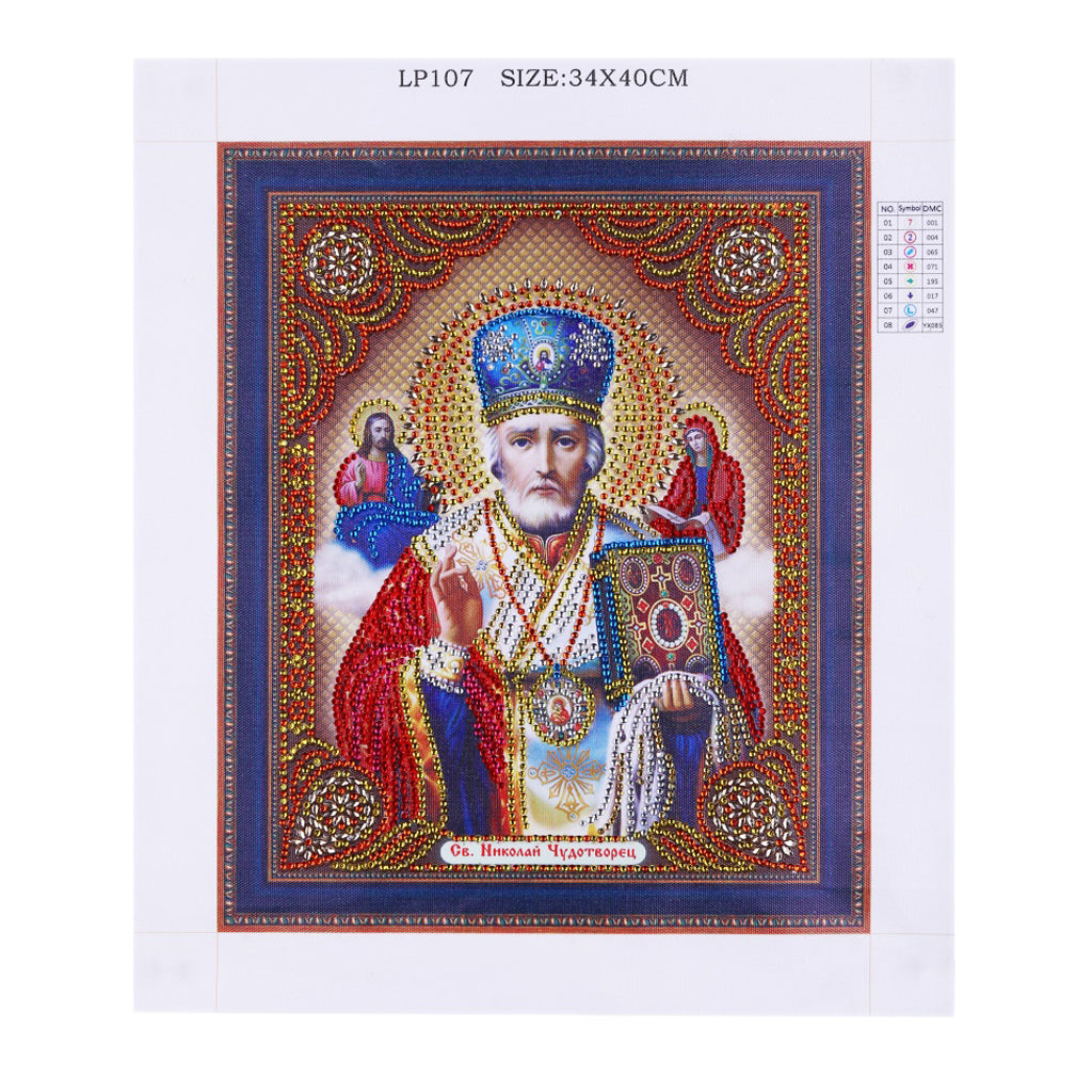 5D DIY Diamond Painting Special Shaped Drill Mosaic Religion Picture AC232