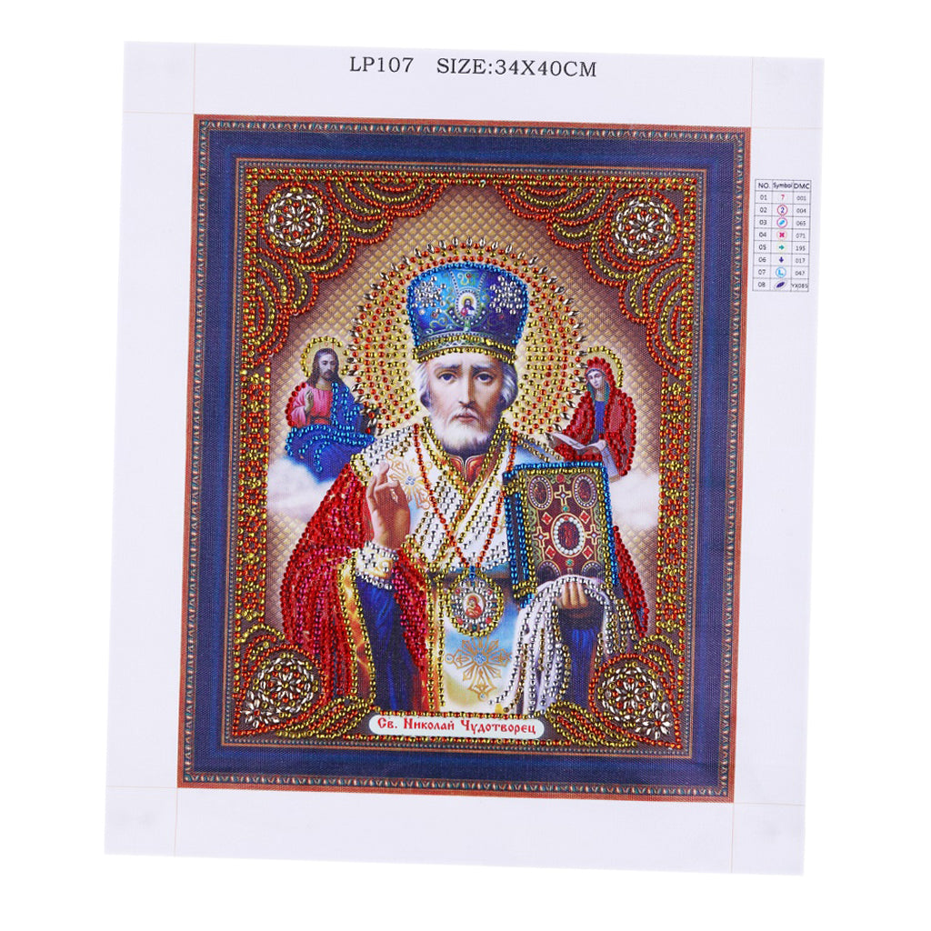 5D DIY Diamond Painting Special Shaped Drill Mosaic Religion Picture AC232
