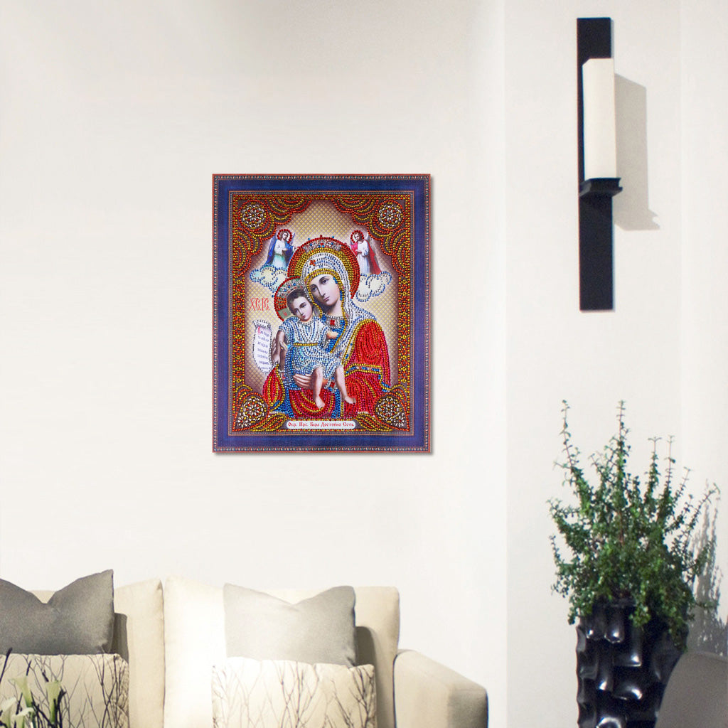 5D DIY Diamond Painting Special Shaped Drill Mosaic Religion Picture AC235