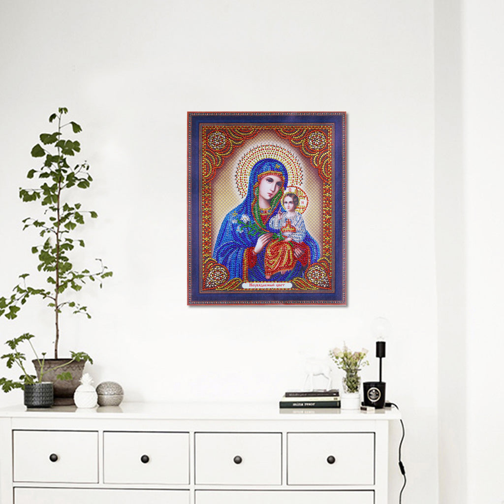 5D DIY Diamond Painting Special Shaped Drill Mosaic Religion Picture AC233